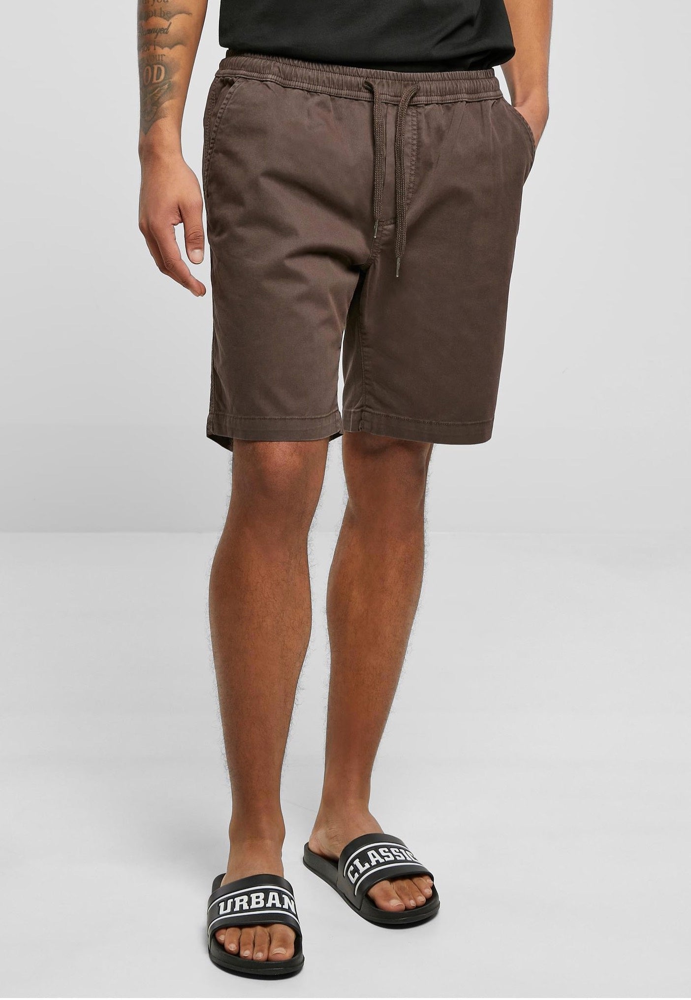 Urban Classics - Strech Twill Brown - Shorts | Men-Image