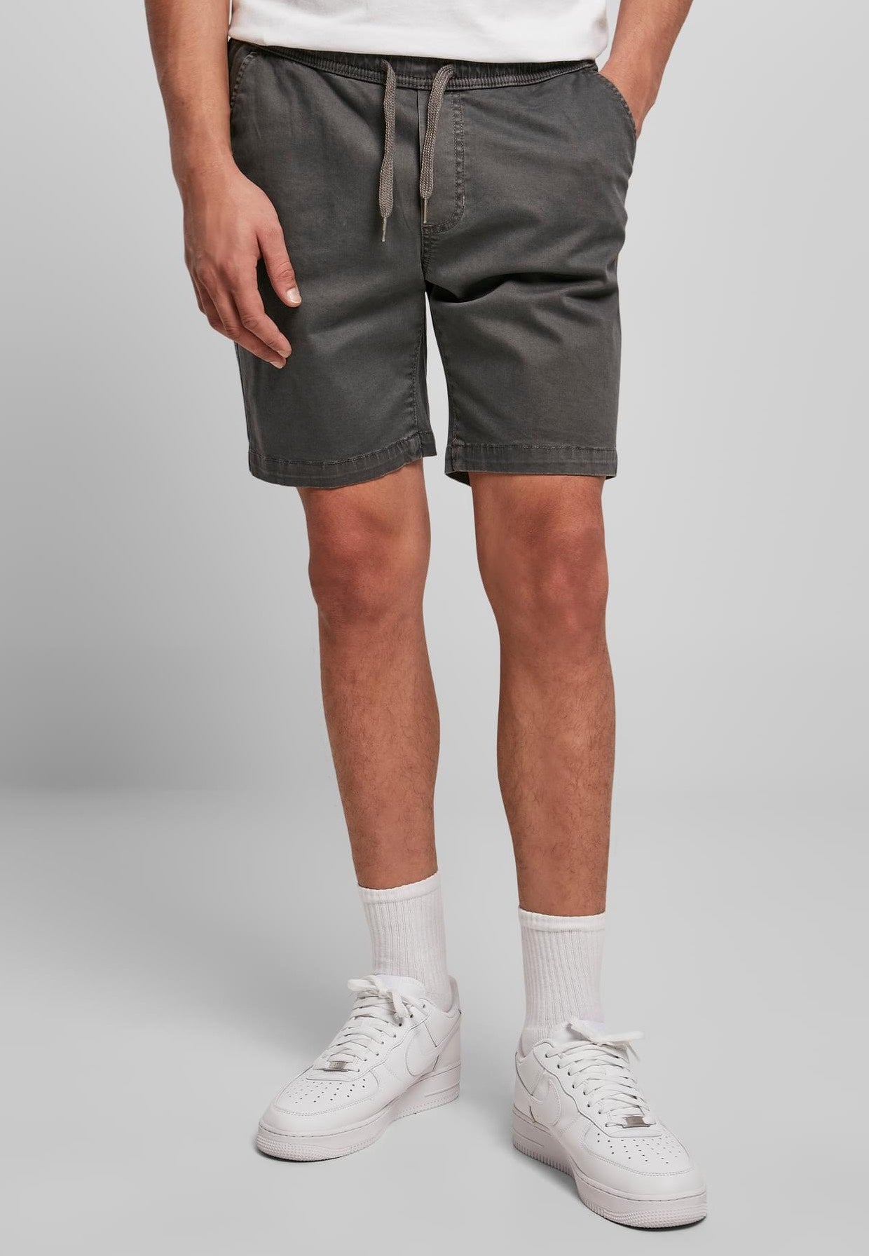 Urban Classics - Stretch Twill Jogging Darkshadow - Shorts | Men-Image