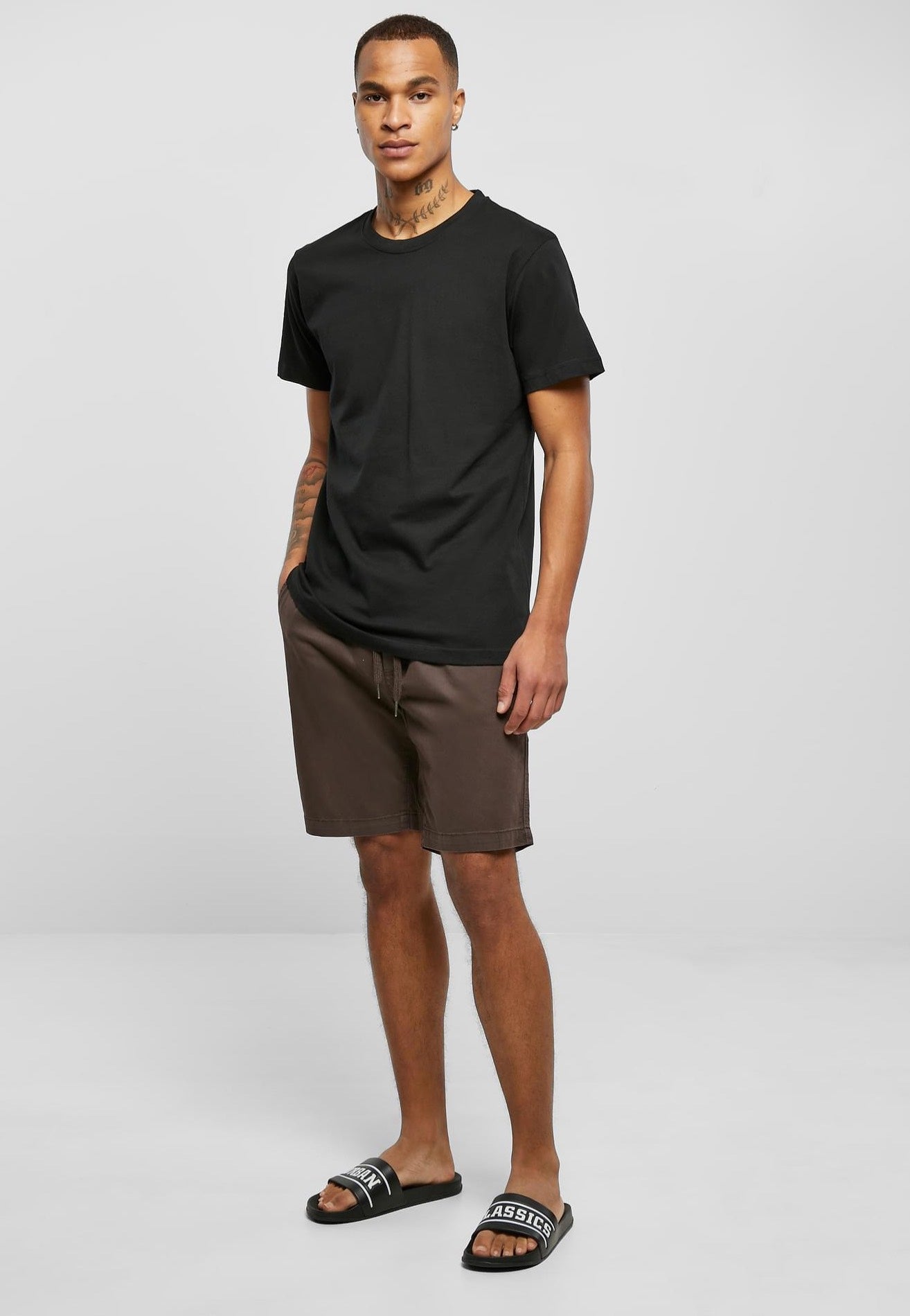 Urban Classics - Strech Twill Brown - Shorts | Men-Image