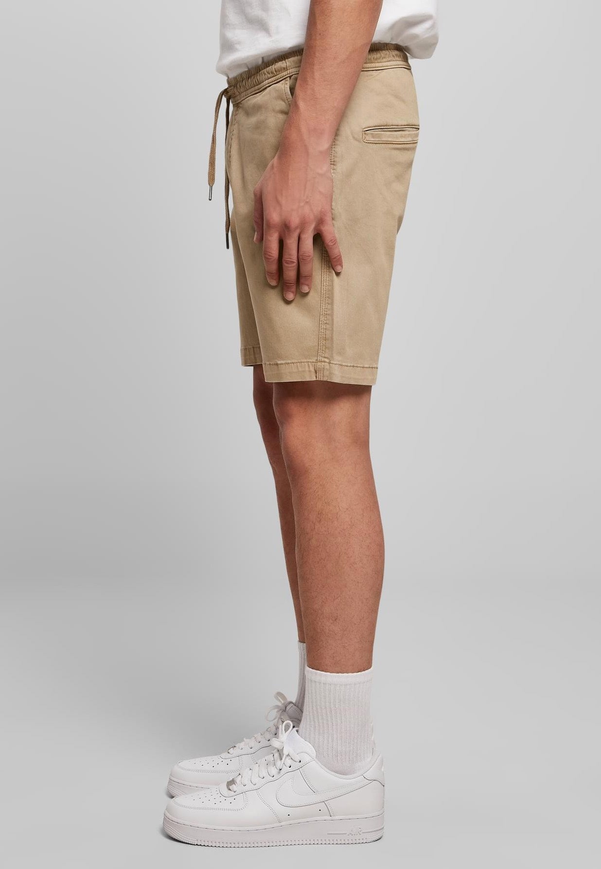 Urban Classics - Stretch Twill Jogging Unionbeige - Shorts | Men-Image