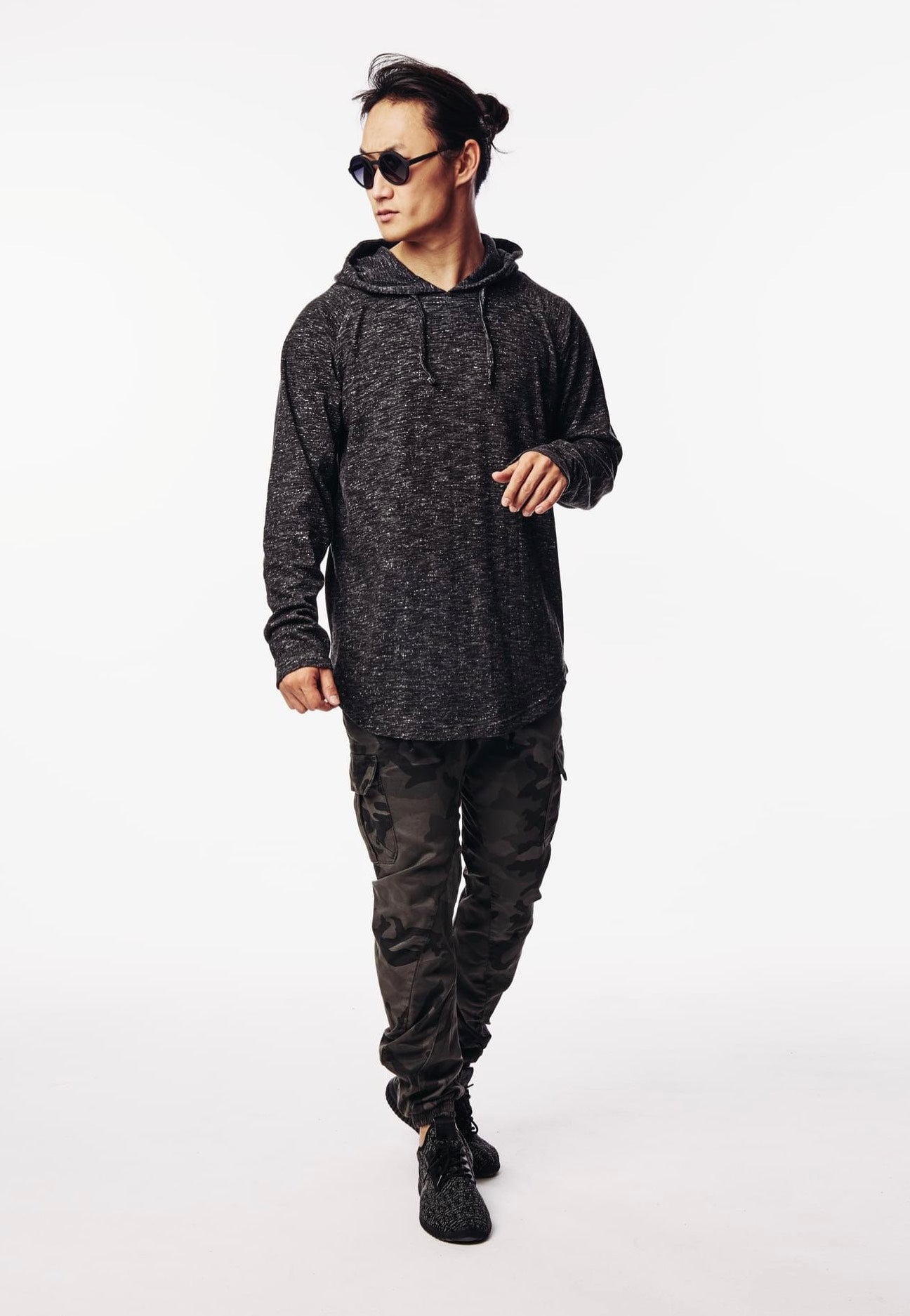 Urban Classics - Camo Cargo Grey Camouflage - Pants | Men-Image