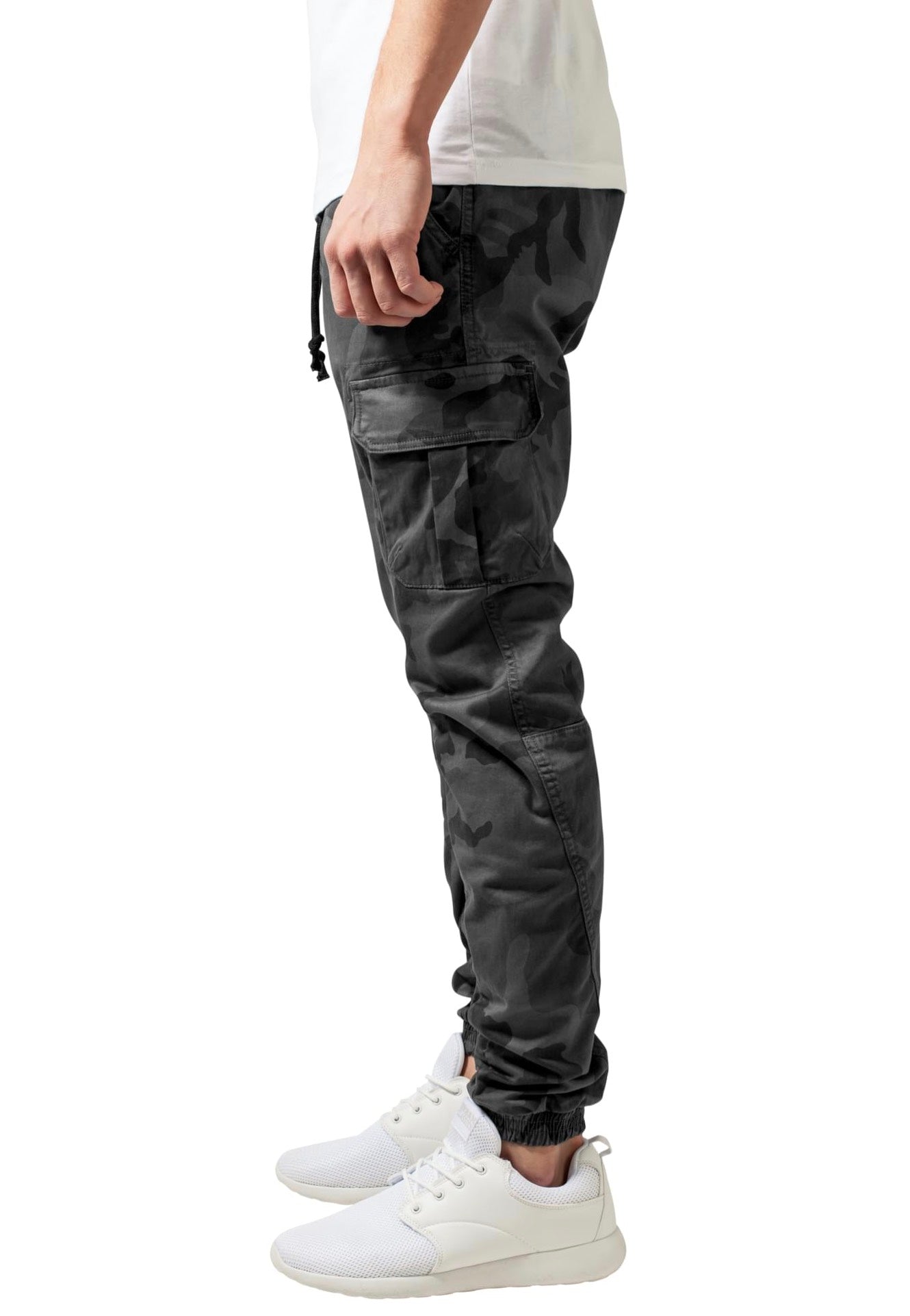 Urban Classics - Camo Cargo Grey Camouflage - Pants | Men-Image