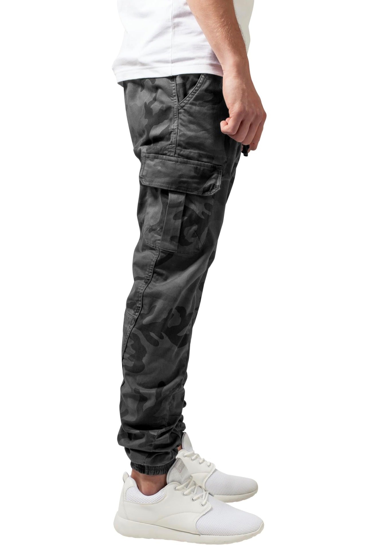 Urban Classics - Camo Cargo Grey Camouflage - Pants | Men-Image