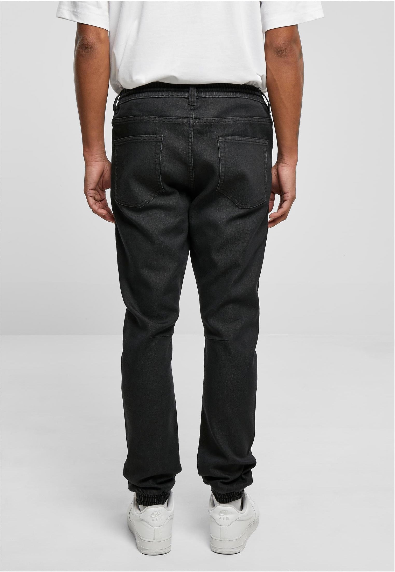 Urban Classics - Knitted Denim Realblack Washed - Pants | Men-Image