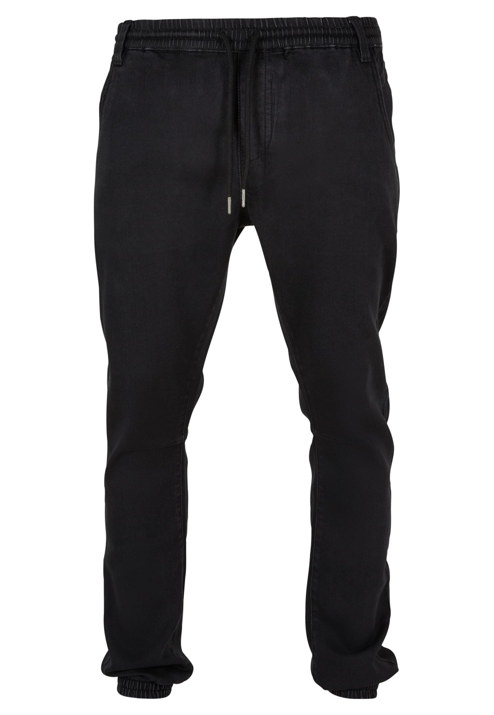 Urban Classics - Knitted Denim Realblack Washed - Pants | Men-Image