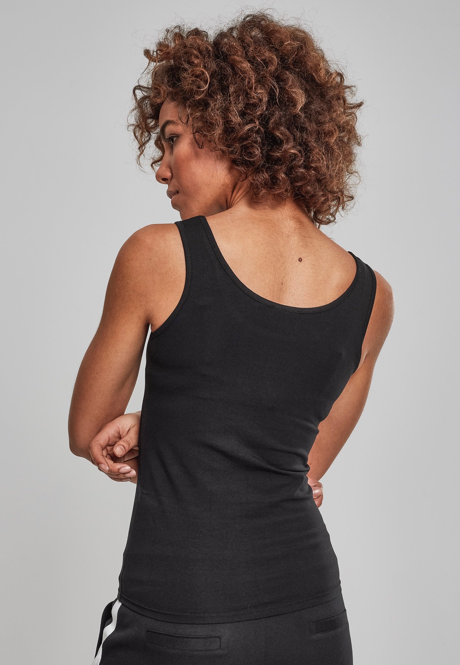 Urban Classics - Basic Stretch Pack Of 2 Black - Tank | Women-Image