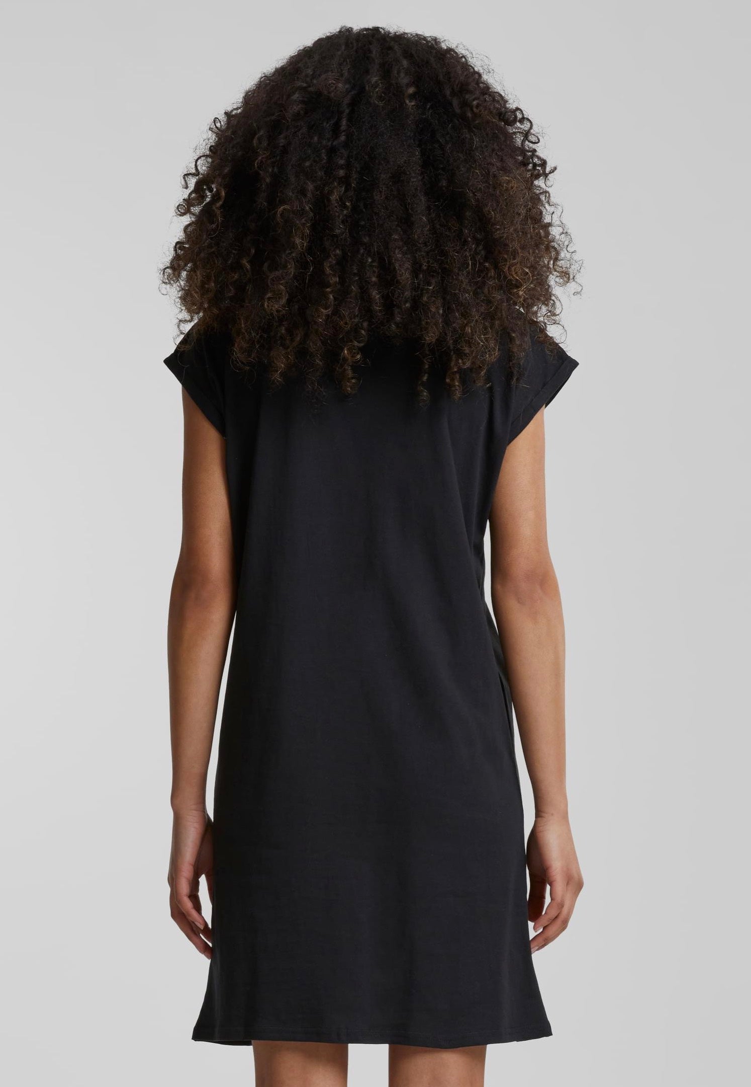 Urban Classics - Turtle Extended Shoulder Black - Dress | Women-Image