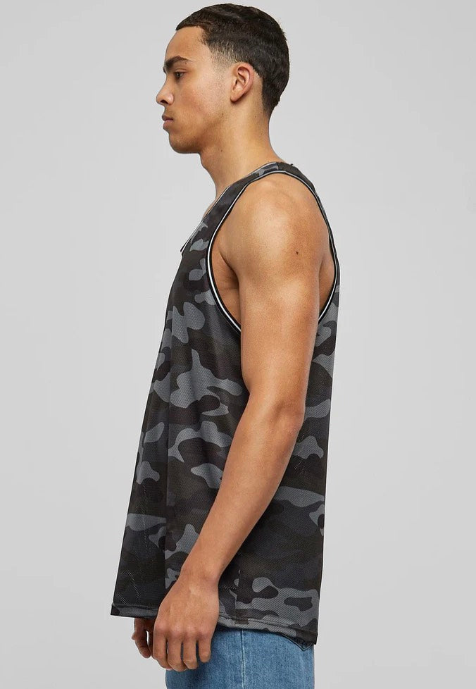 Urban Classics - Camo Mesh Darkcamo - Tank | Men-Image