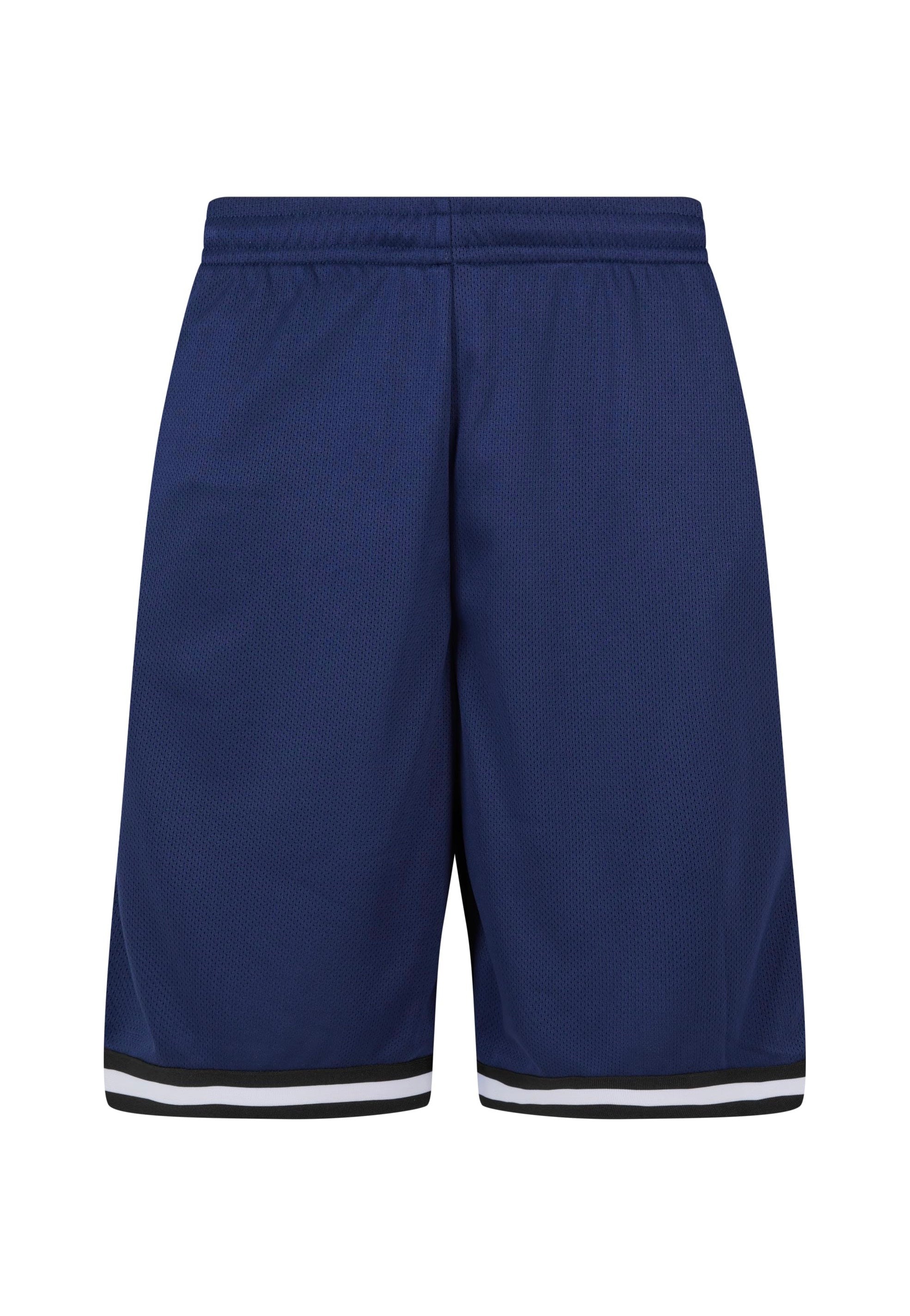 Urban Classics - Stripes Mesh Darkblue/Black/White - Shorts | Men-Image