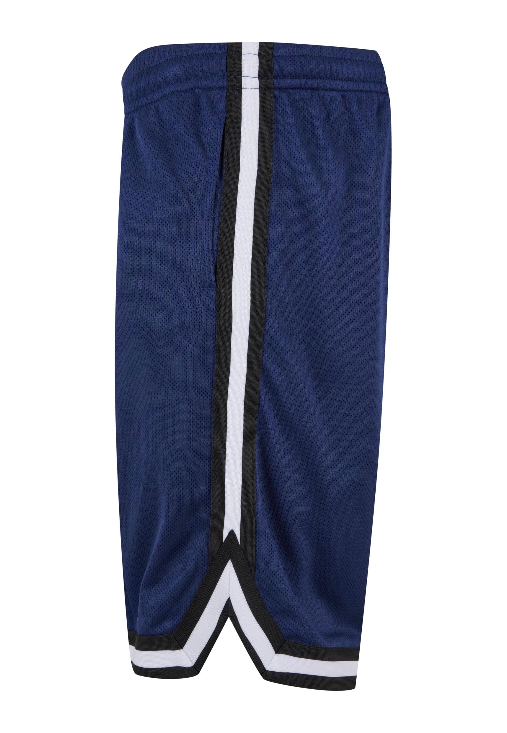 Urban Classics - Stripes Mesh Darkblue/Black/White - Shorts | Men-Image