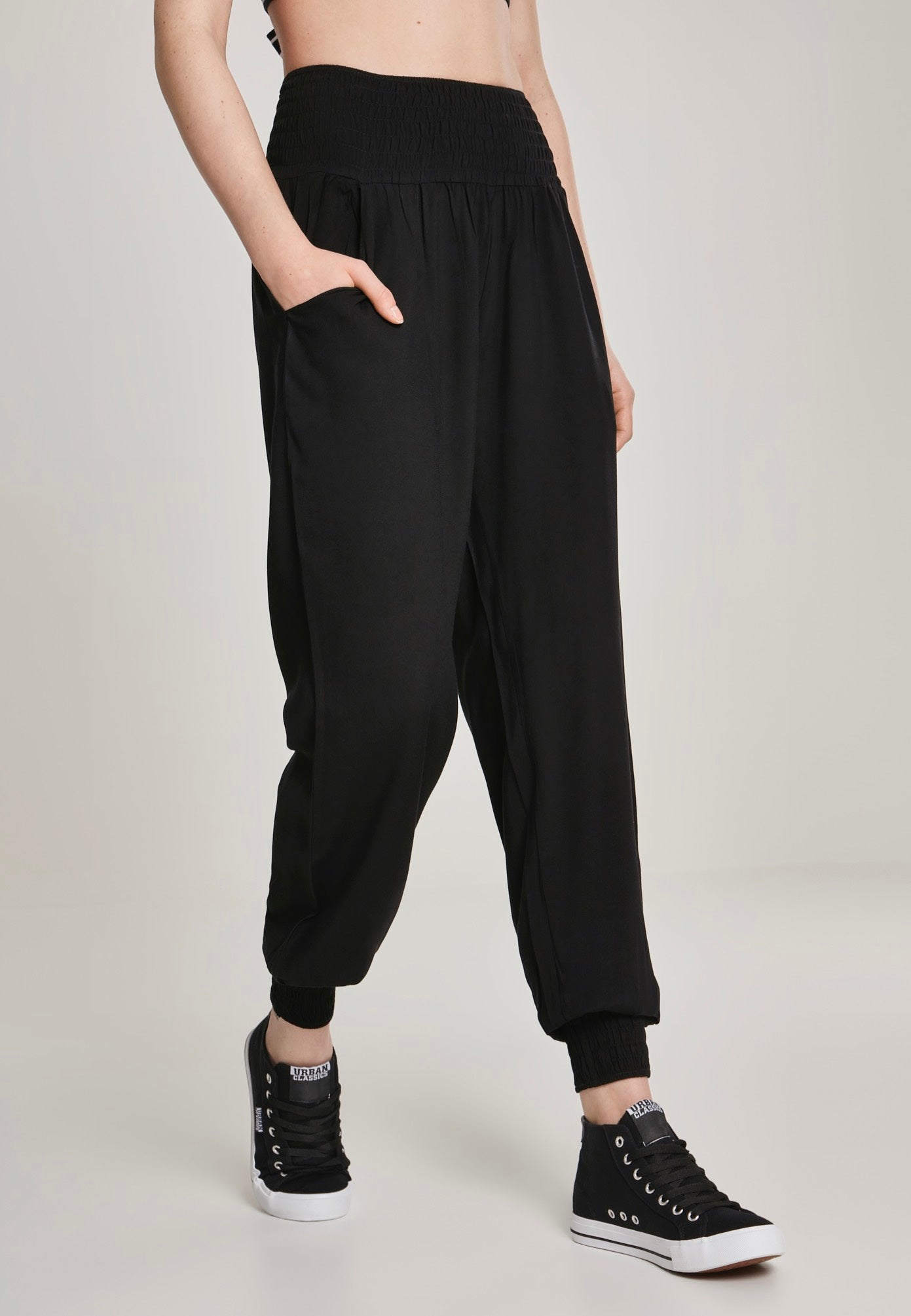 Urban Classics - Sarong Black - Pants | Women-Image