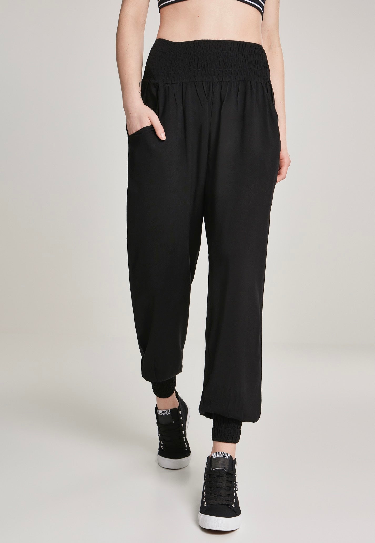 Urban Classics - Sarong Black - Pants | Women-Image