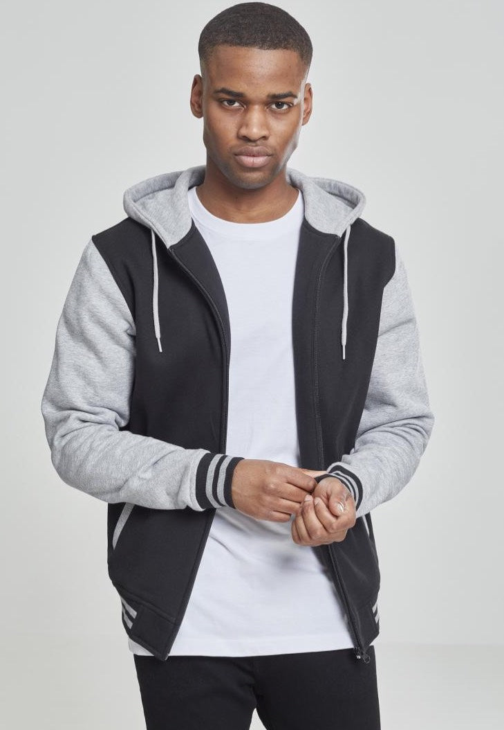 Urban Classics - 2 Tone Black/Grey - Zipper | Men-Image