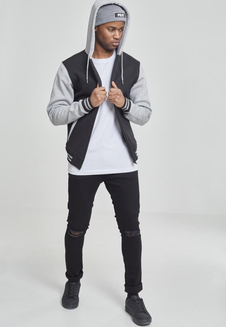 Urban Classics - 2 Tone Black/Grey - Zipper | Men-Image