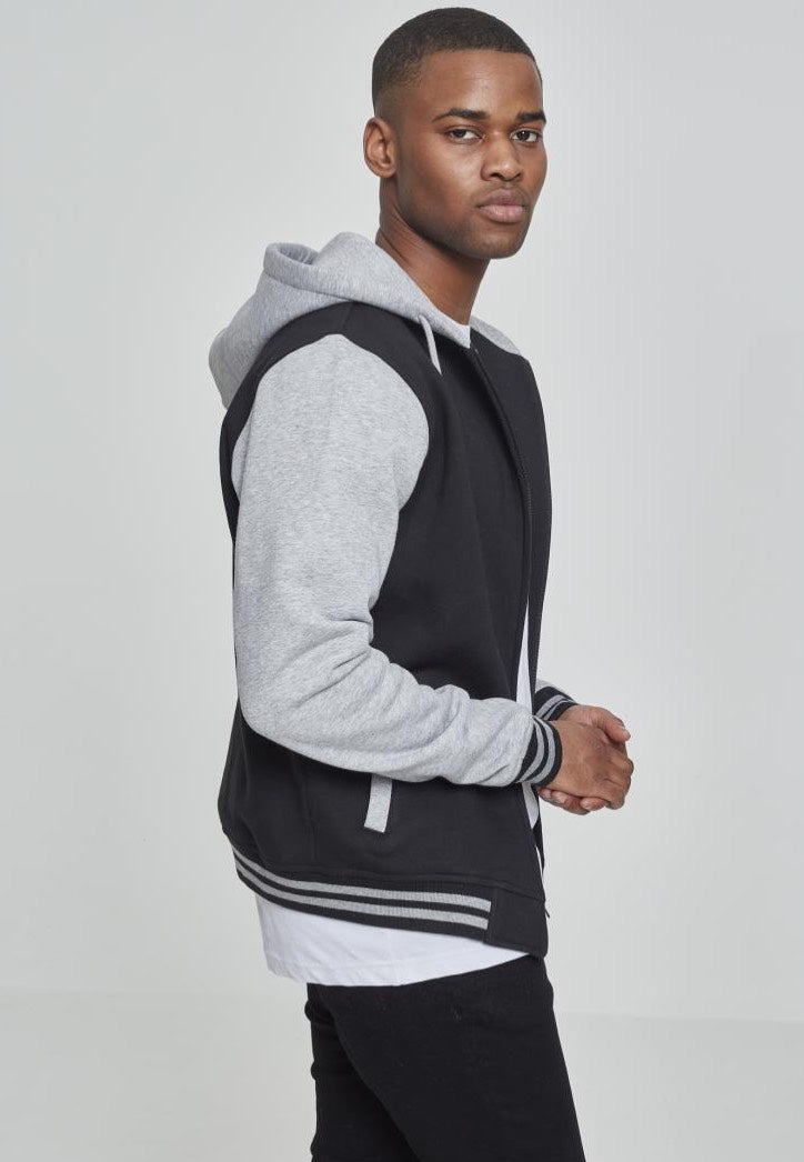 Urban Classics - 2 Tone Black/Grey - Zipper | Men-Image