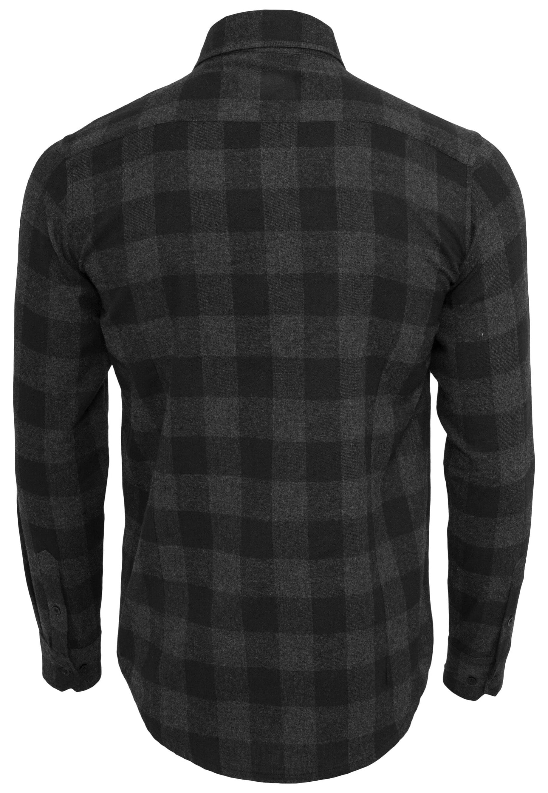 Urban Classics - Checked Flanell Black/Charcoal - Shirt | Men-Image