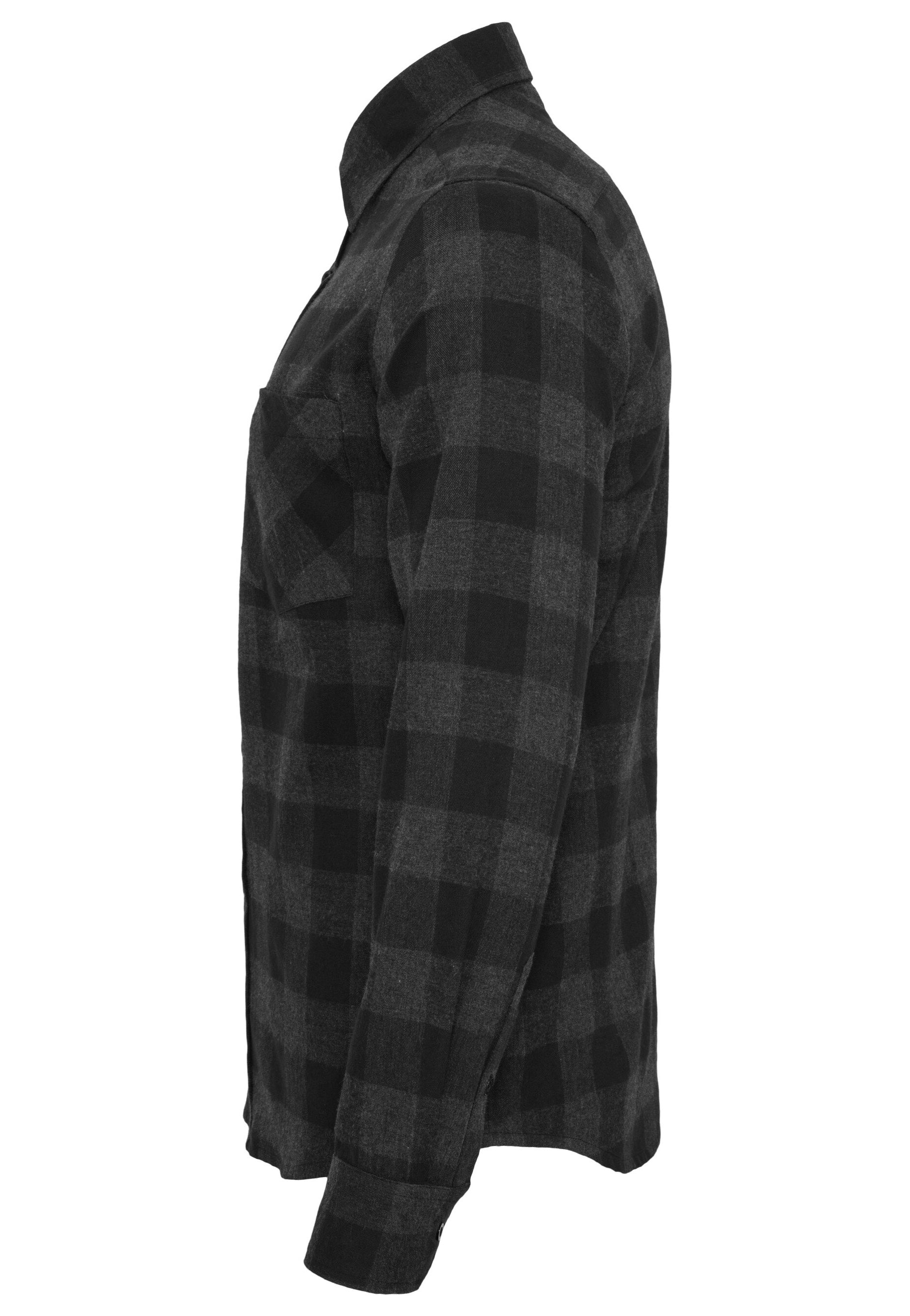 Urban Classics - Checked Flanell Black/Charcoal - Shirt | Men-Image