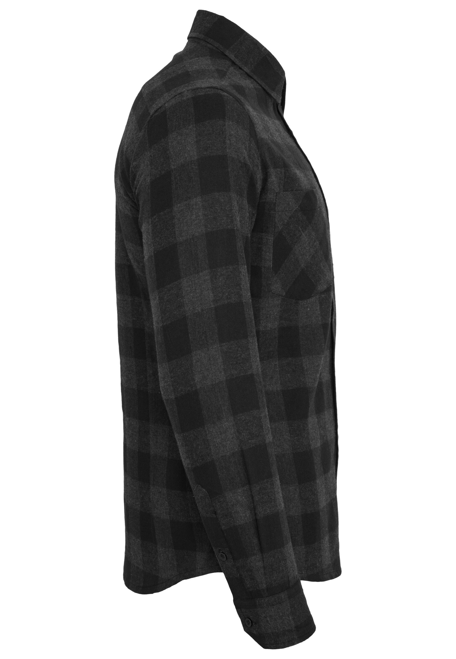 Urban Classics - Checked Flanell Black/Charcoal - Shirt | Men-Image