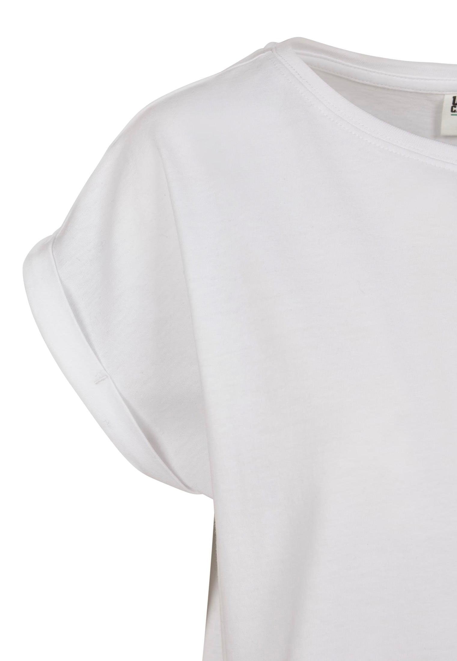 Urban Classics - Ladies Organic Extended Shoulder White - T-Shirt | Women-Image