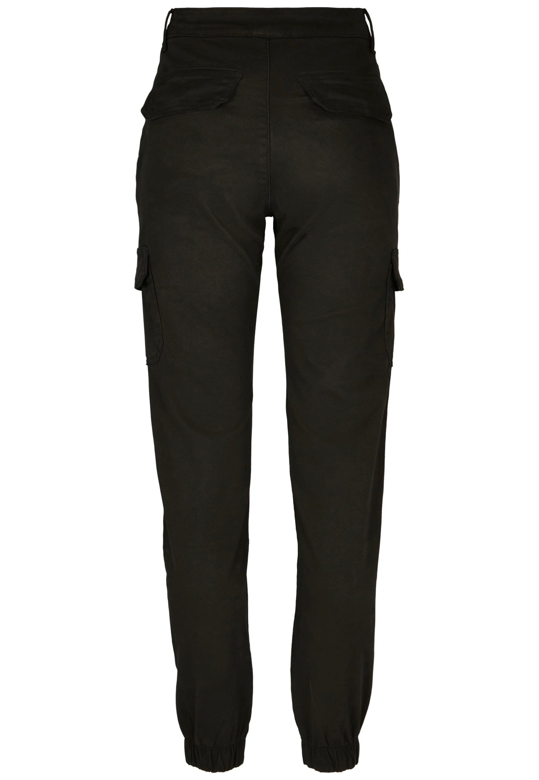 Urban Classics - Ladies High Waist Cargo Black - Pants | Women-Image