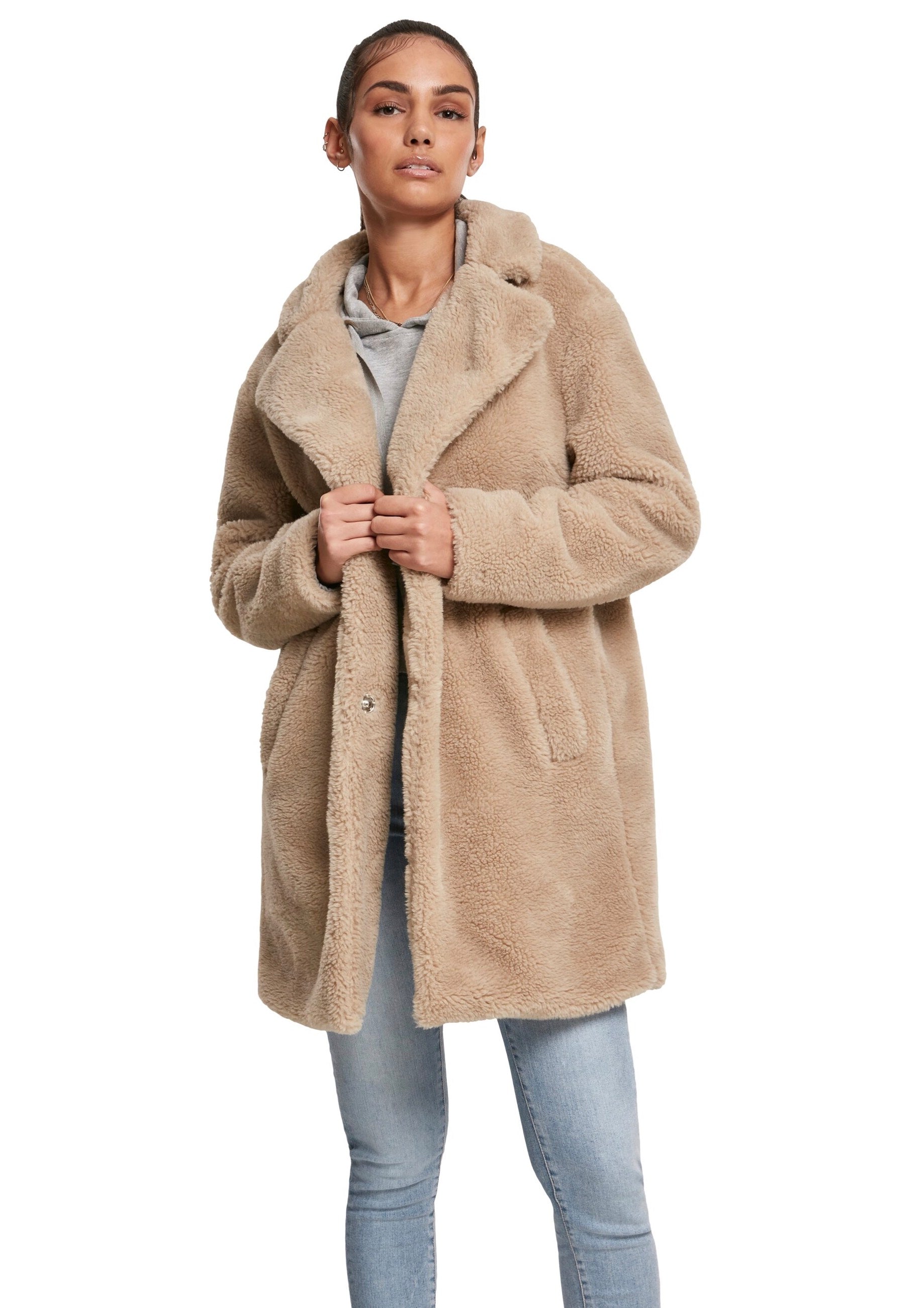 Urban Classics - Oversized Sherpa Sand - Jacket | Women-Image