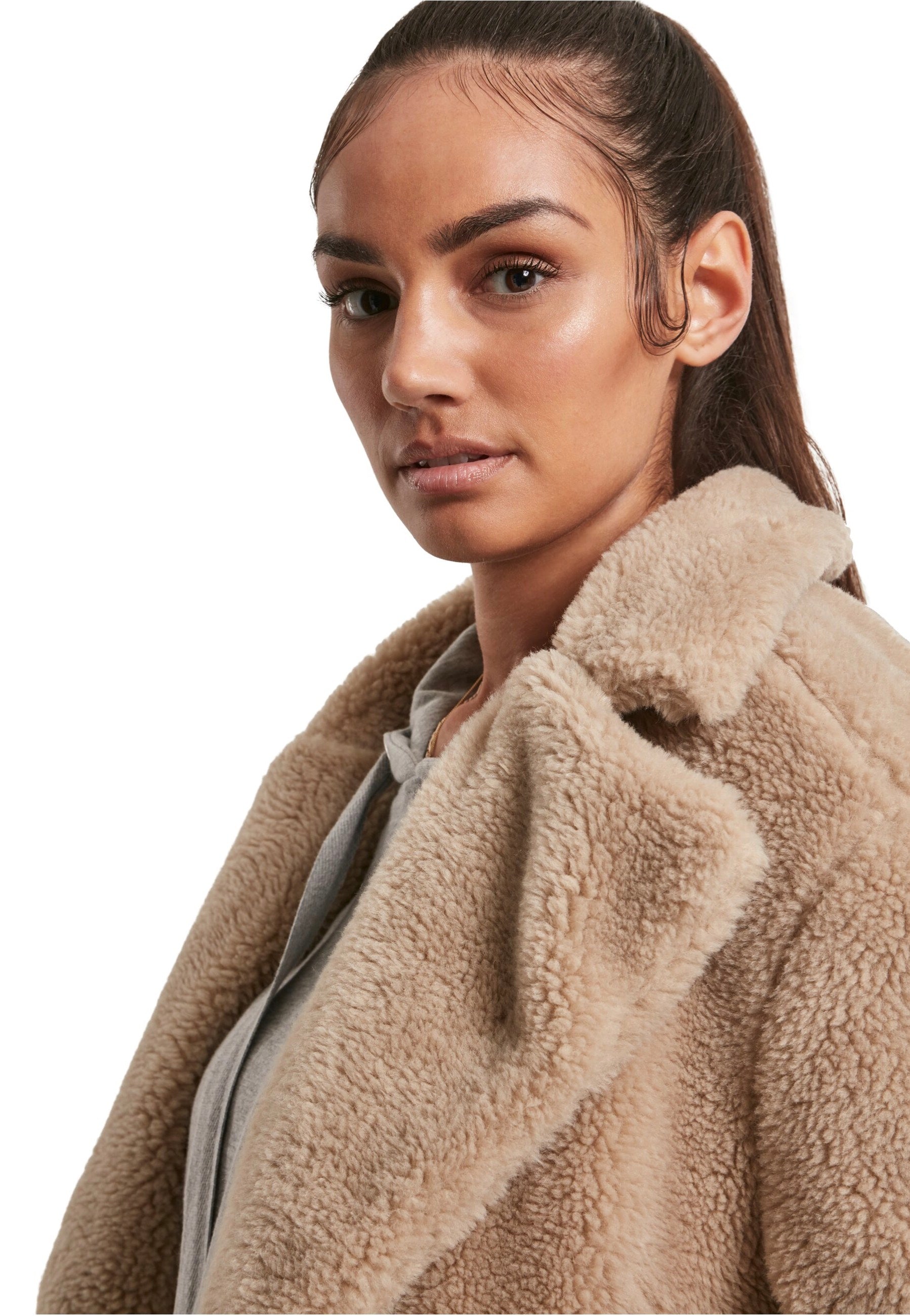 Urban Classics - Oversized Sherpa Sand - Jacket | Women-Image