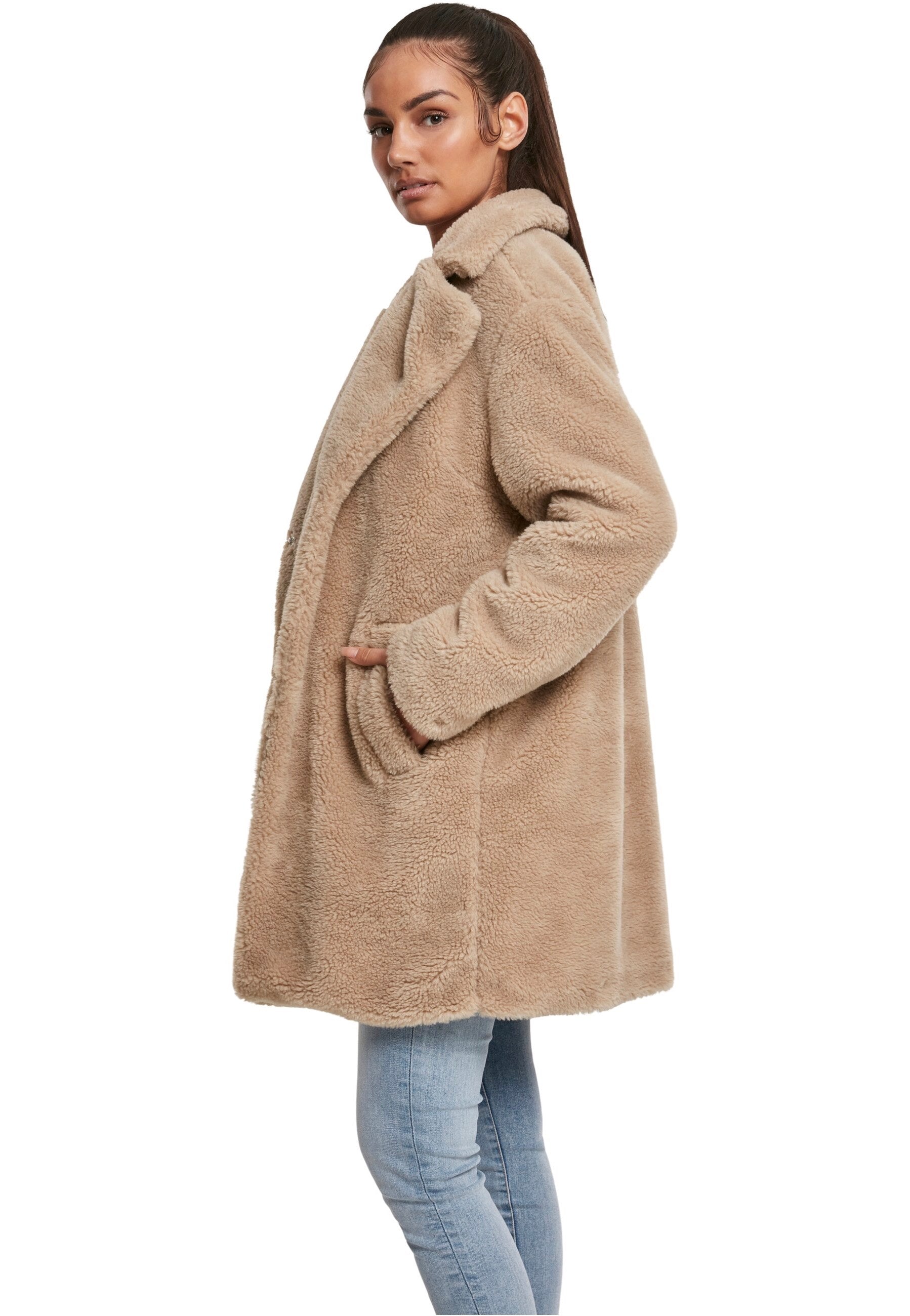 Urban Classics - Oversized Sherpa Sand - Jacket | Women-Image