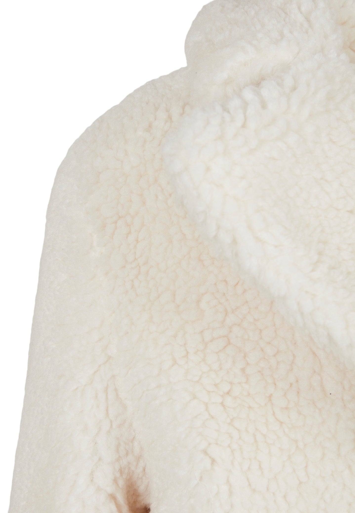 Urban Classics - Ladies Oversized Sherpa White Sand - Jacket | Women-Image