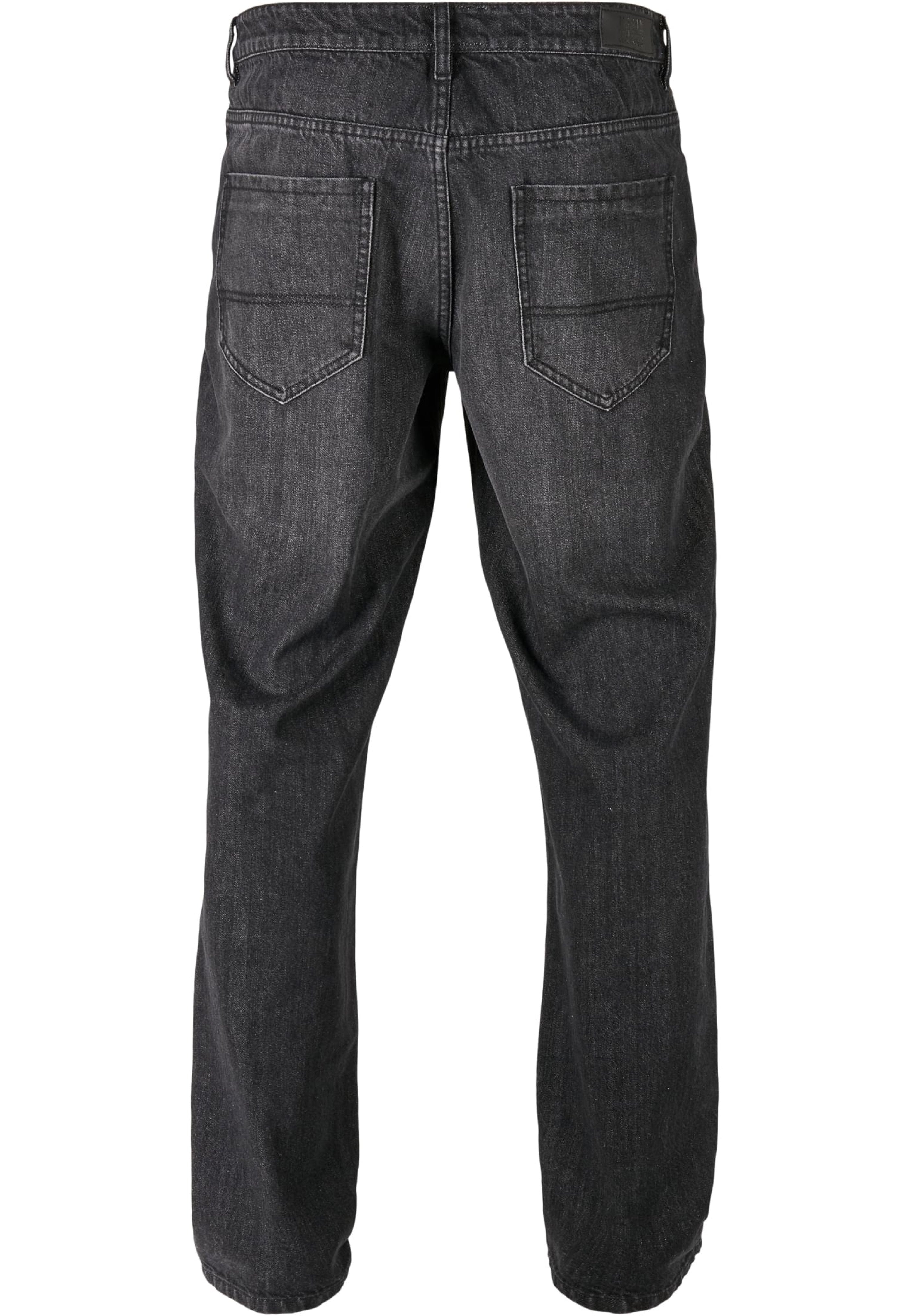 Urban Classics - Loose Fit Real Black Washed - Jeans | Men-Image