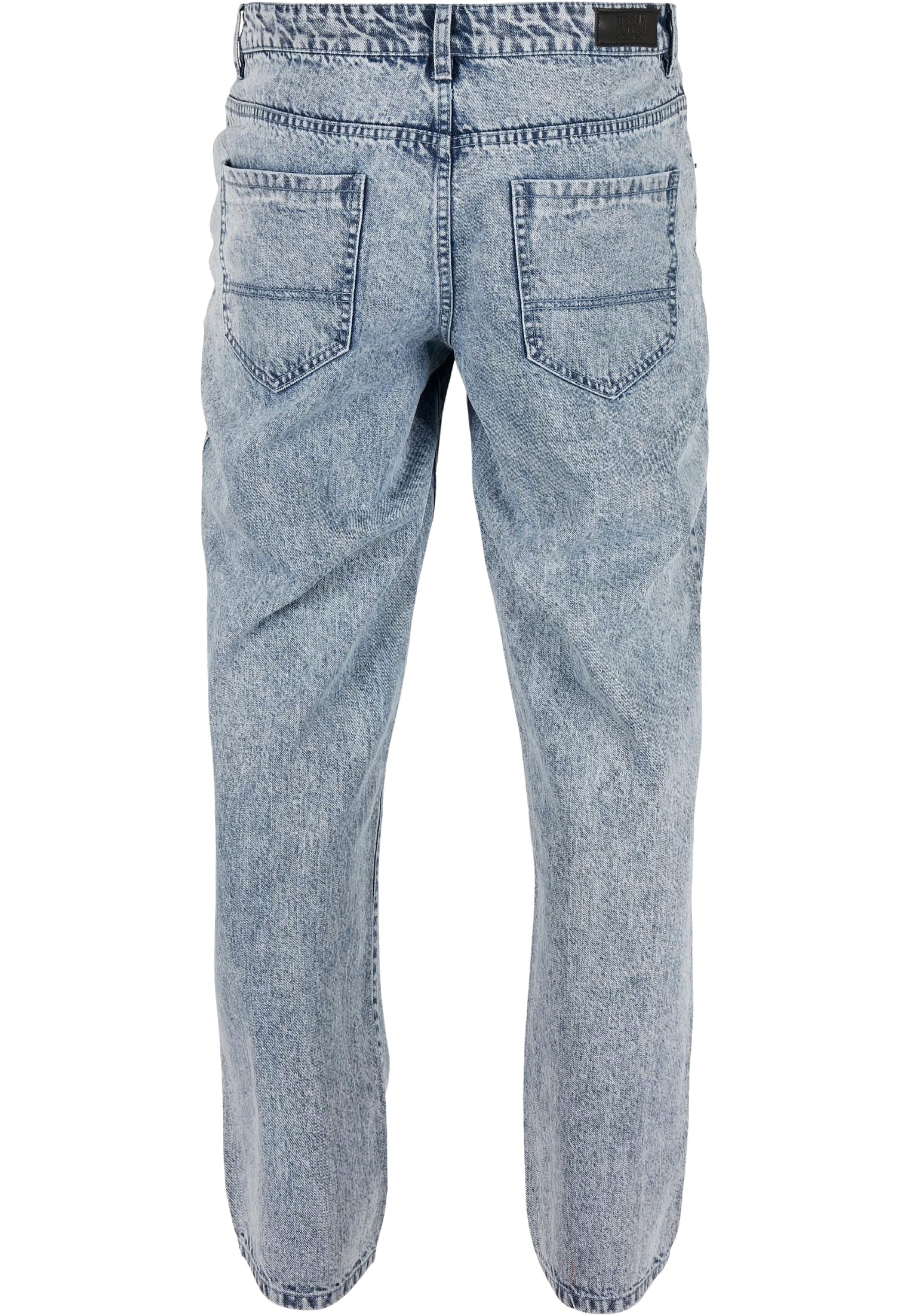 Urban Classics - Loose Fit Light Skyblue Acid Washed - Jeans | Men-Image