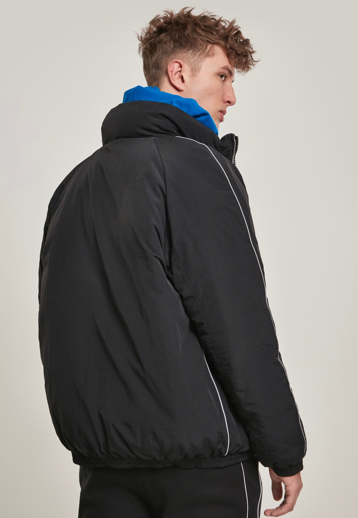 Urban Classics - Reflective Piping Black - Jacket | Men-Image