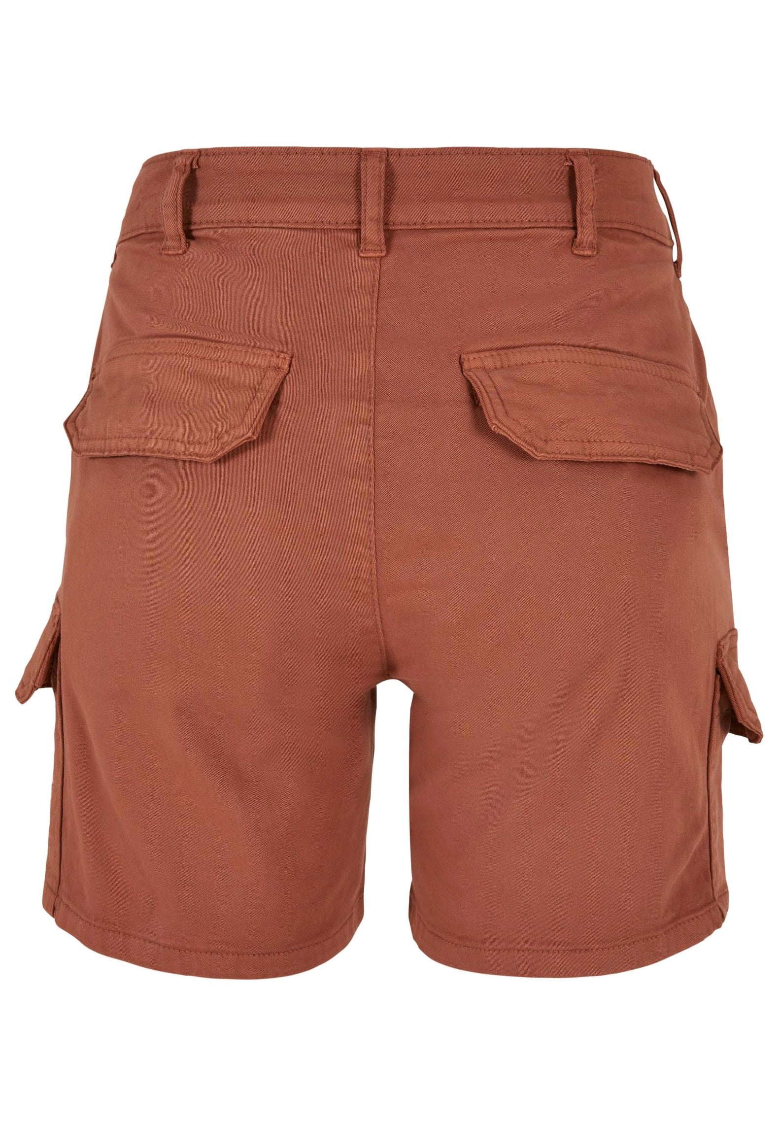 Urban Classics - Ladies High Waist Cargo Terracotta - Shorts | Women-Image