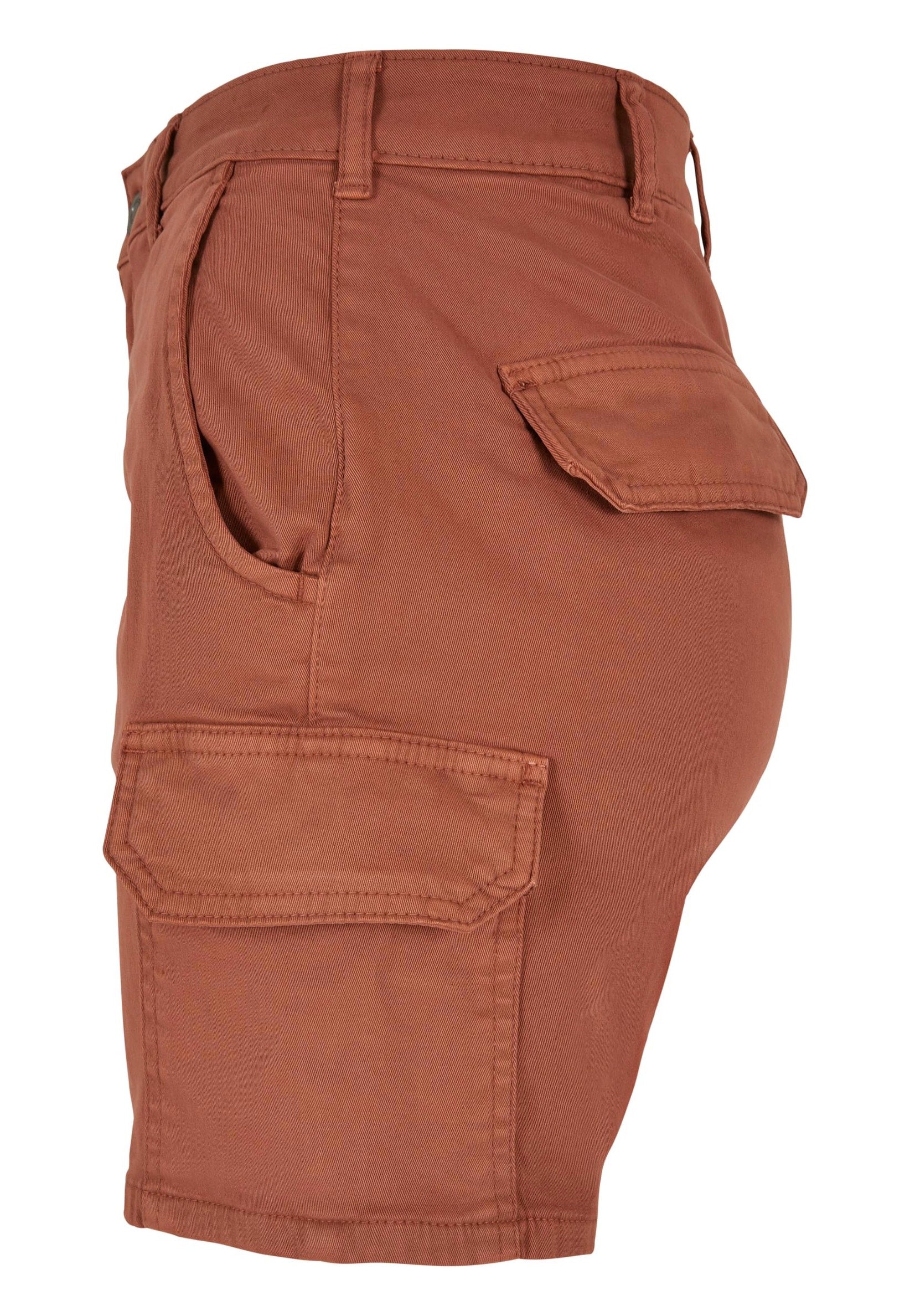 Urban Classics - Ladies High Waist Cargo Terracotta - Shorts | Women-Image