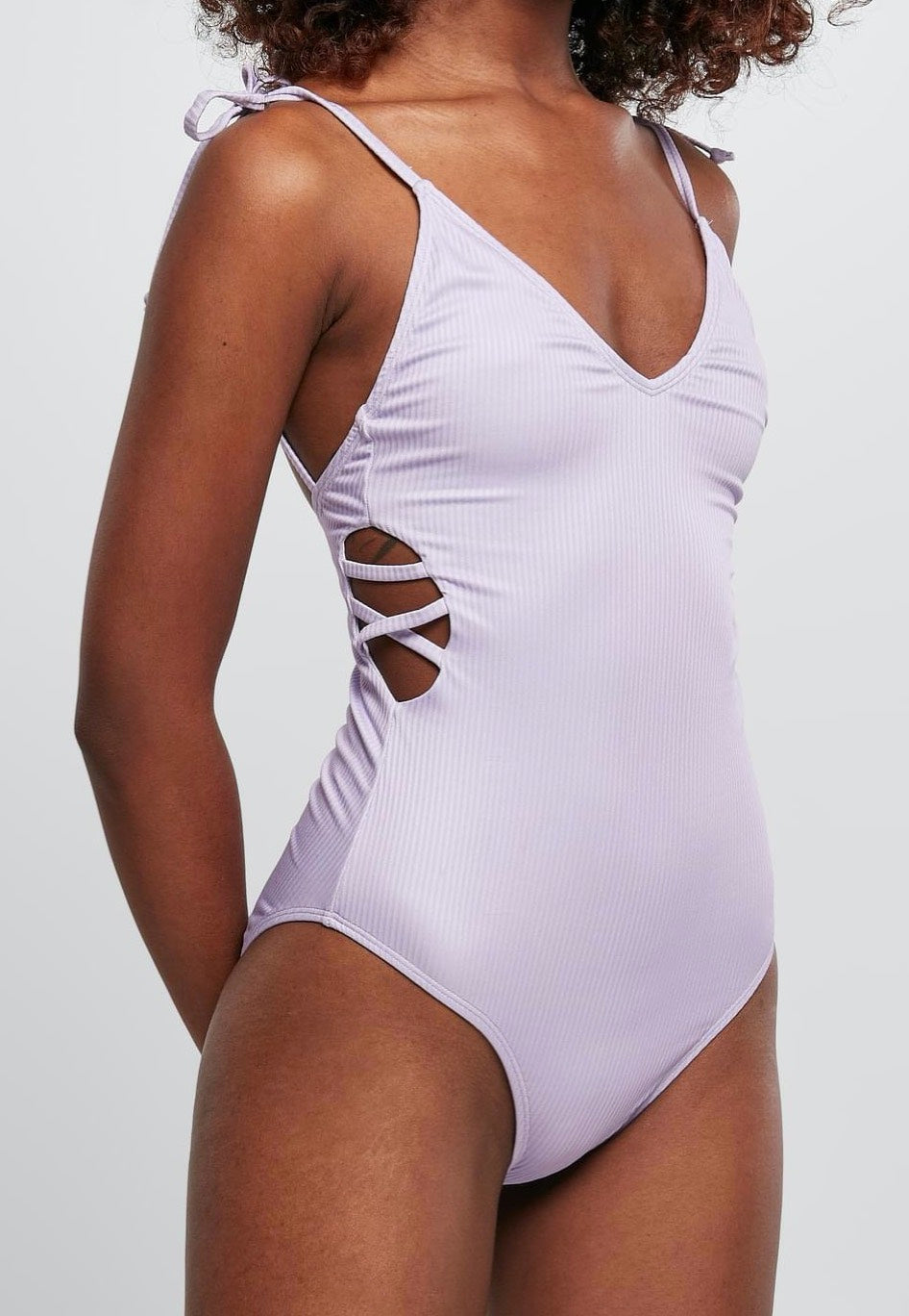 Urban Classics - Ladies Rib Lilac - Swimsuit | Women-Image