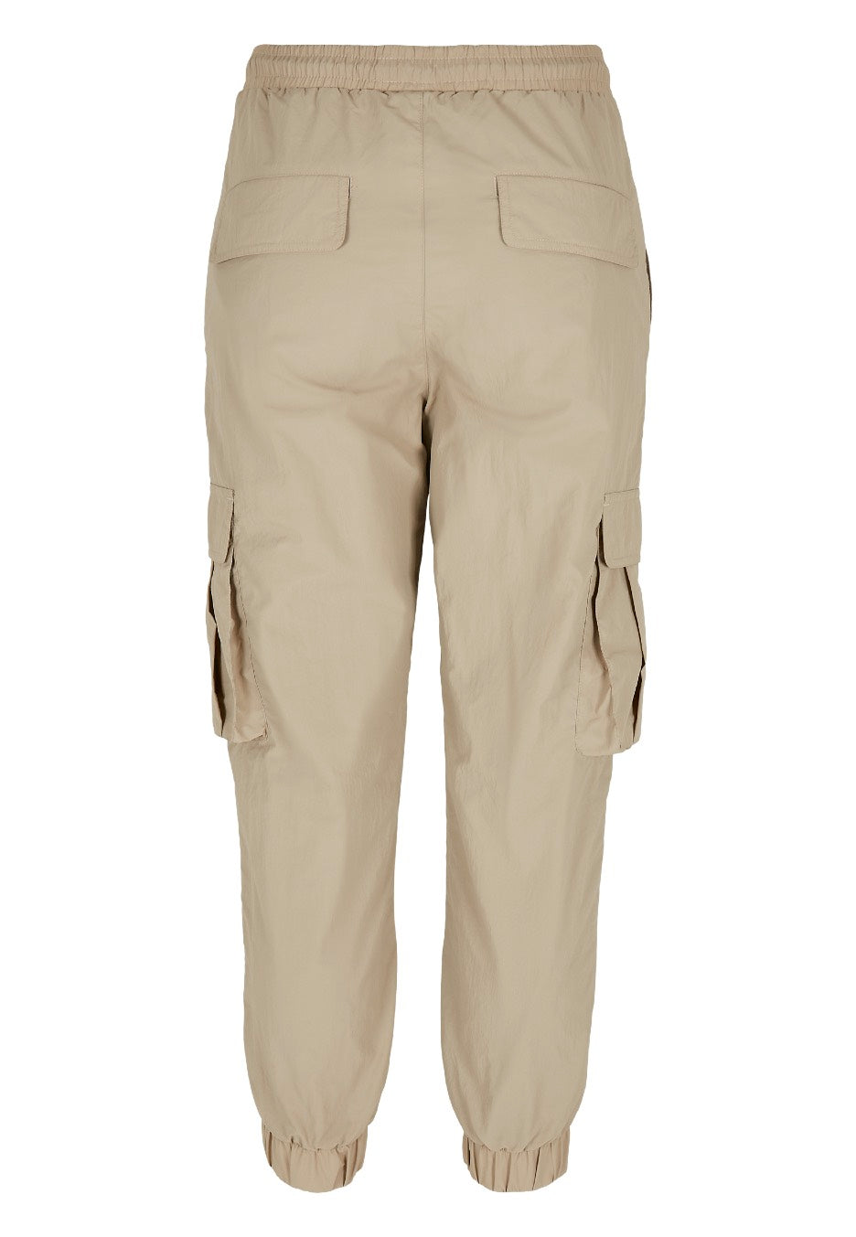 Urban Classics - Ladies High Waist Crinkle Nylon Cargo Concrete - Pants | Women-Image