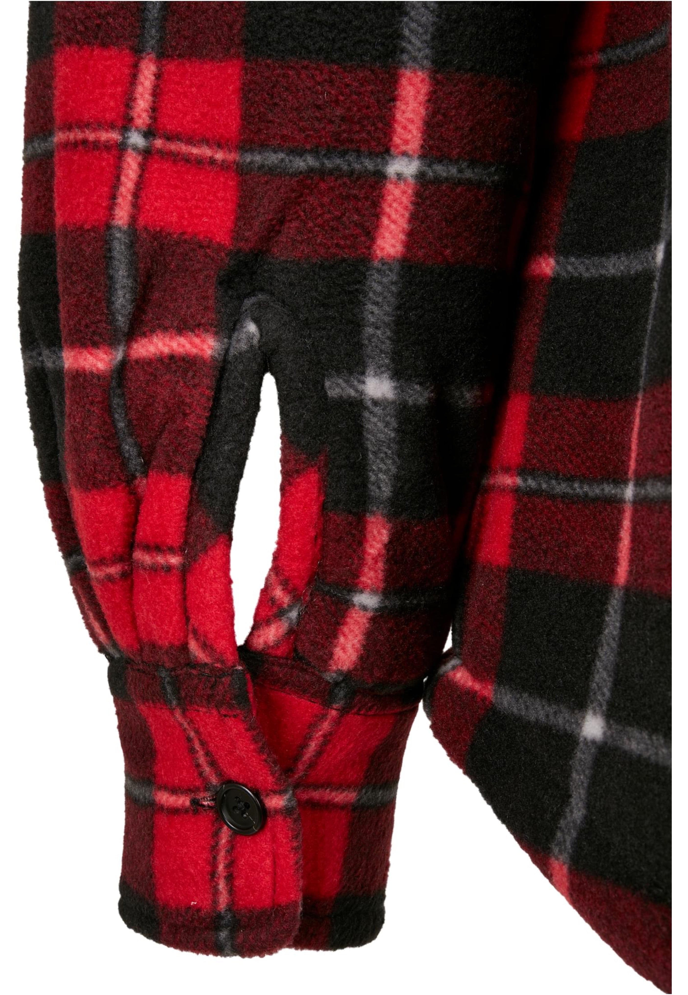 Urban Classics - Plaid Teddy Lined Red/Black - Jacket | Men-Image