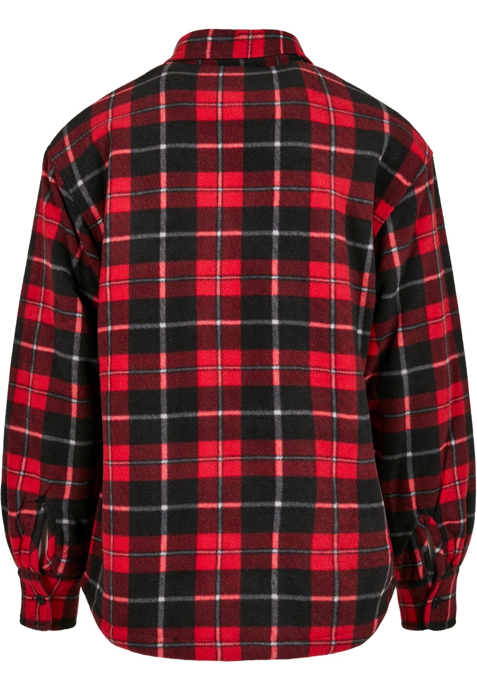 Urban Classics - Plaid Teddy Lined Red/Black - Jacket | Men-Image