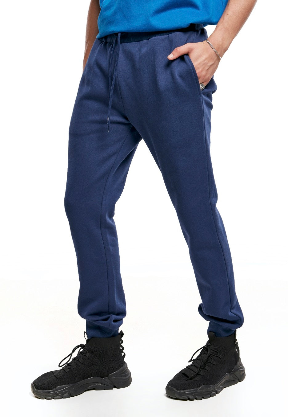 Urban Classics - Organic Basic Darkblue - Sweat Pants | Men-Image