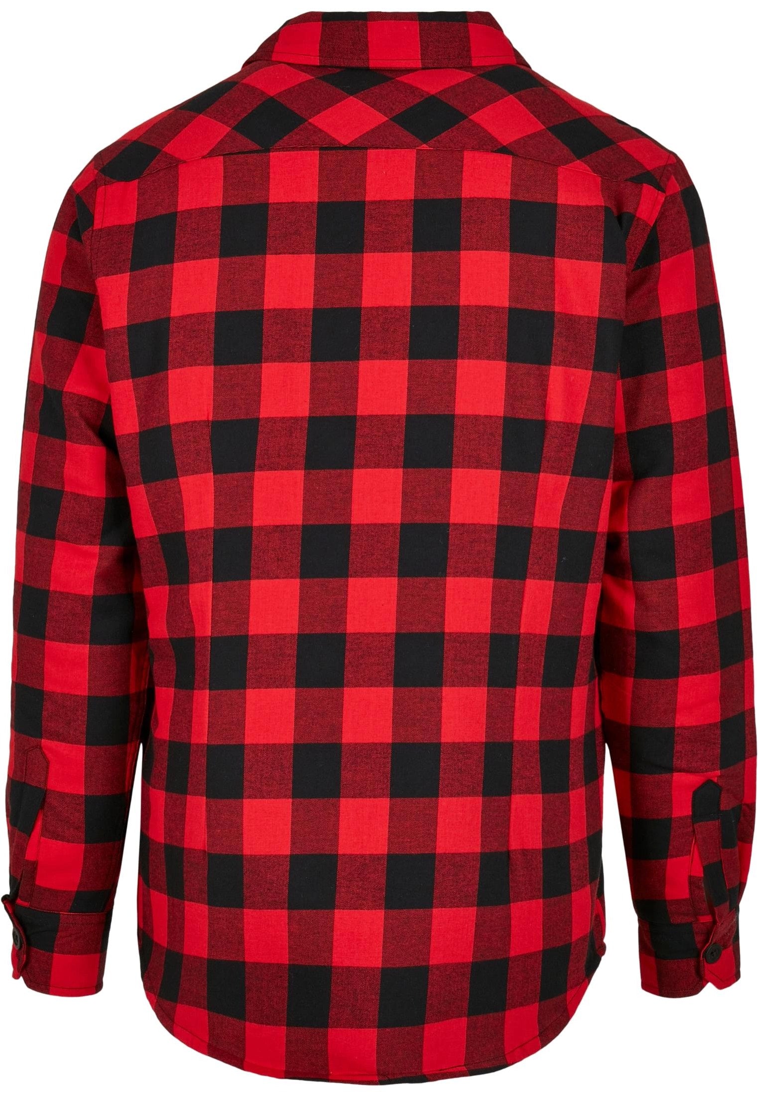 Urban Classics - Padded Check Flannel Black/Red - Shirt | Men-Image