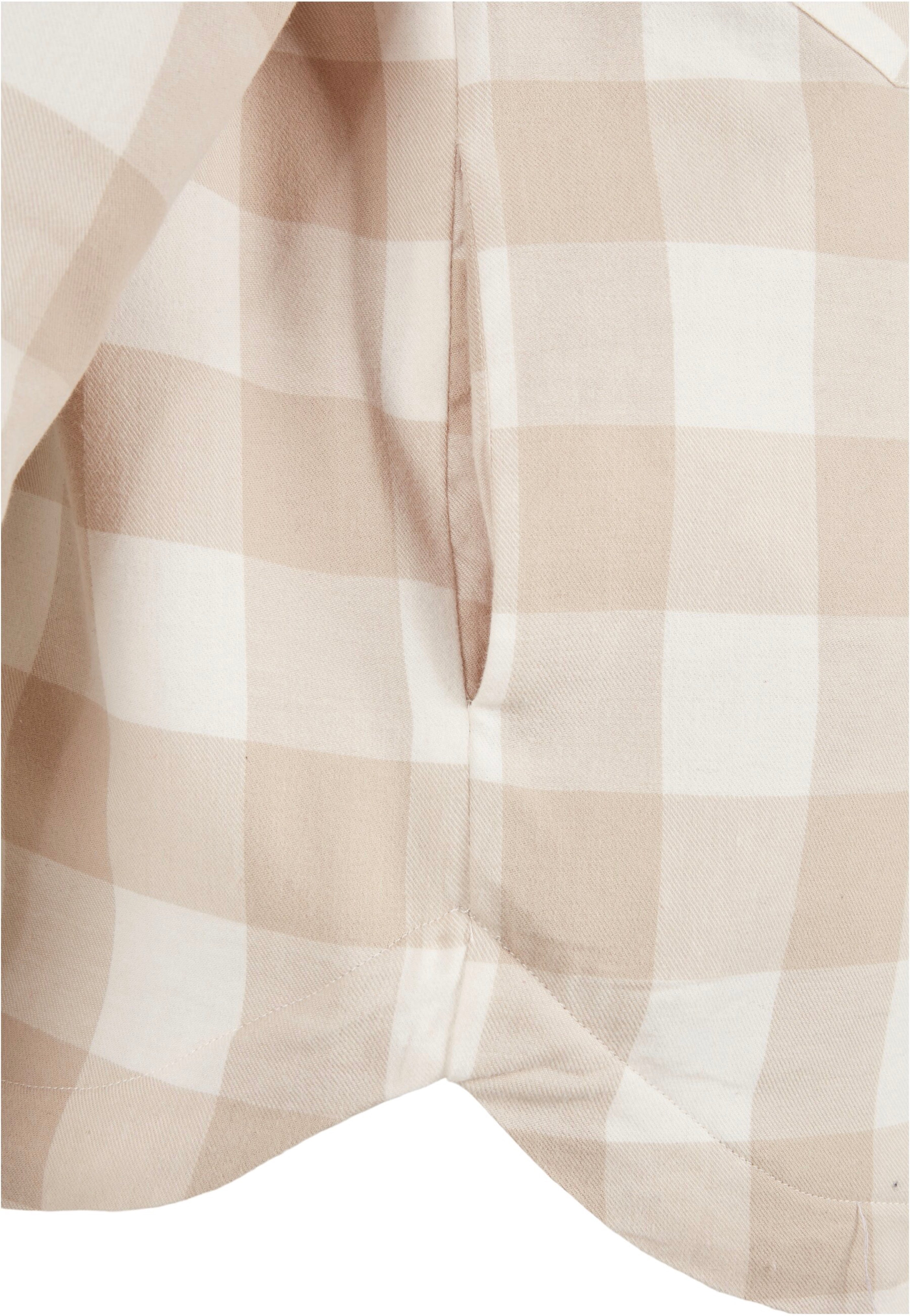 Urban Classics - Flanell Padded White Sand/Light Taupe - Shirt | Women-Image