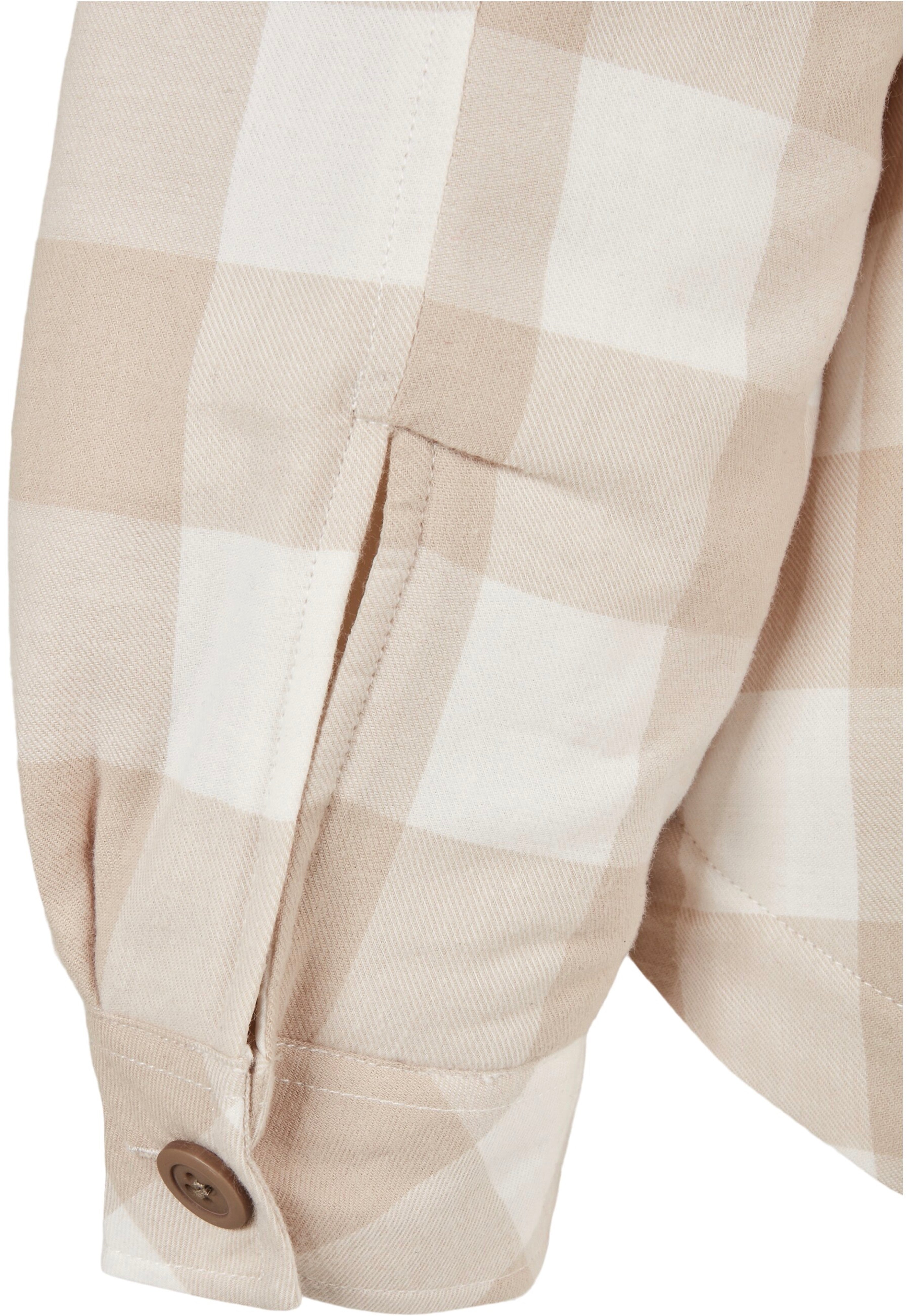 Urban Classics - Flanell Padded White Sand/Light Taupe - Shirt | Women-Image