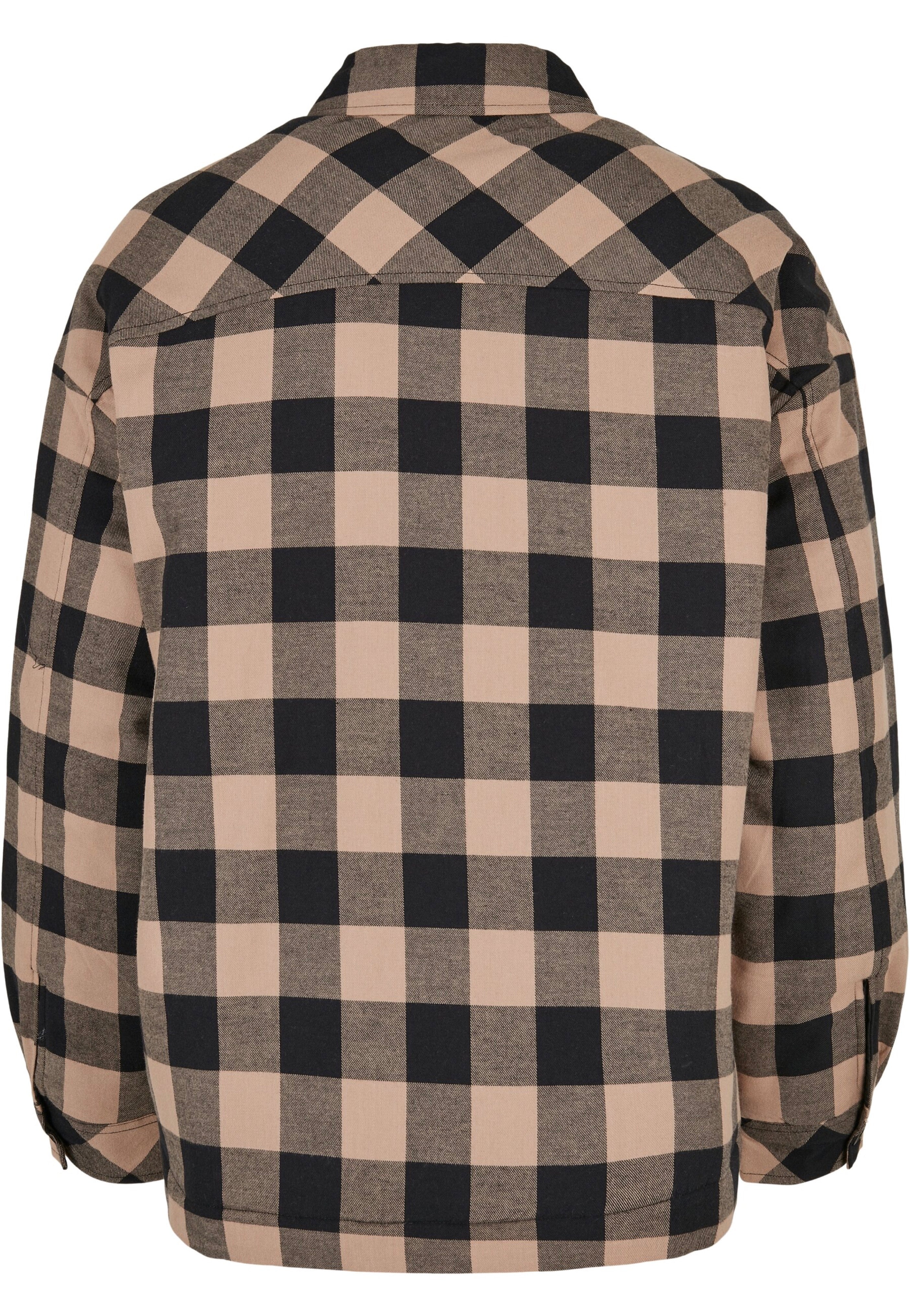 Urban Classics - Flanell Padded Black/Soft Taupe - Shirt | Women-Image