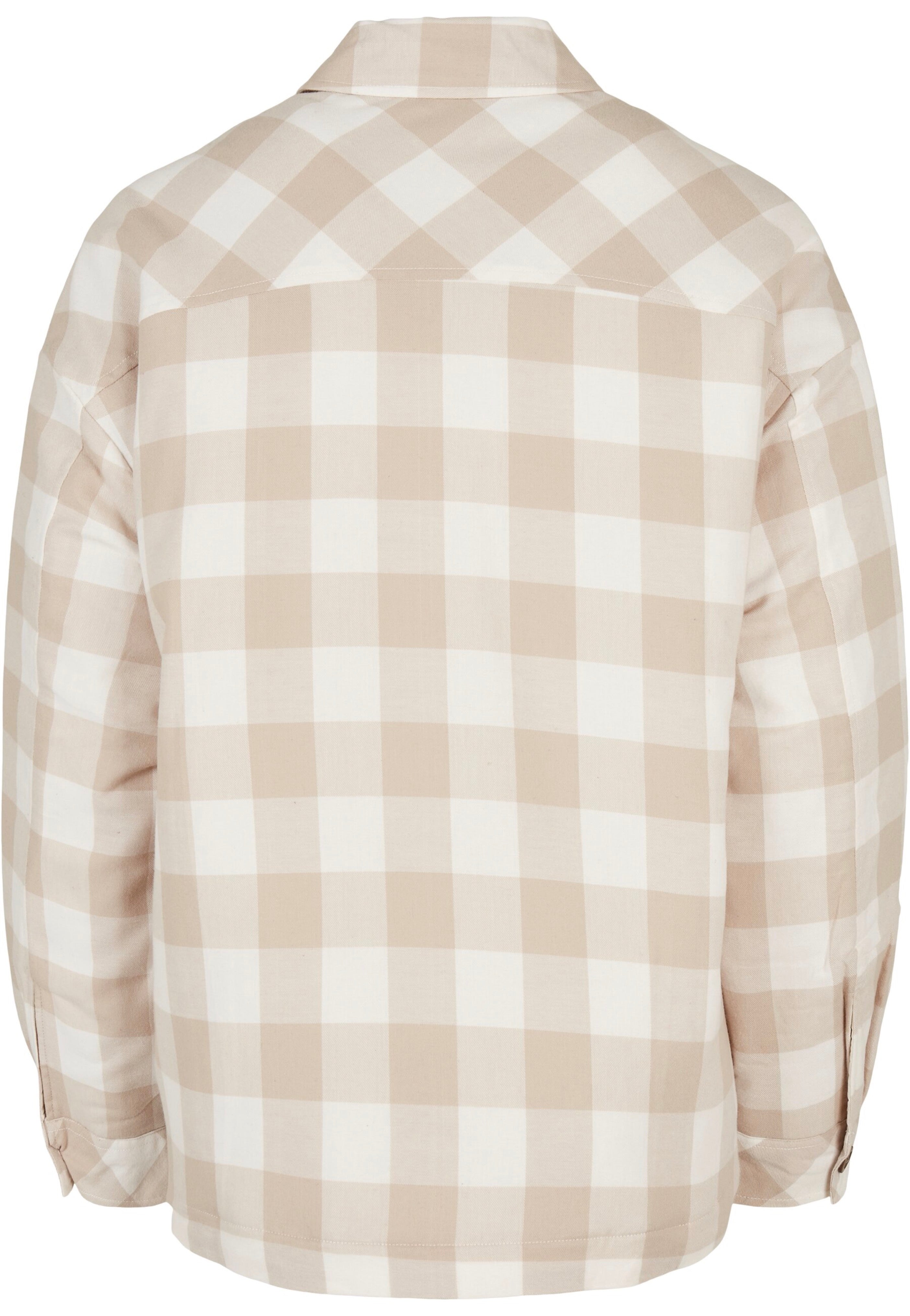 Urban Classics - Flanell Padded White Sand/Light Taupe - Shirt | Women-Image