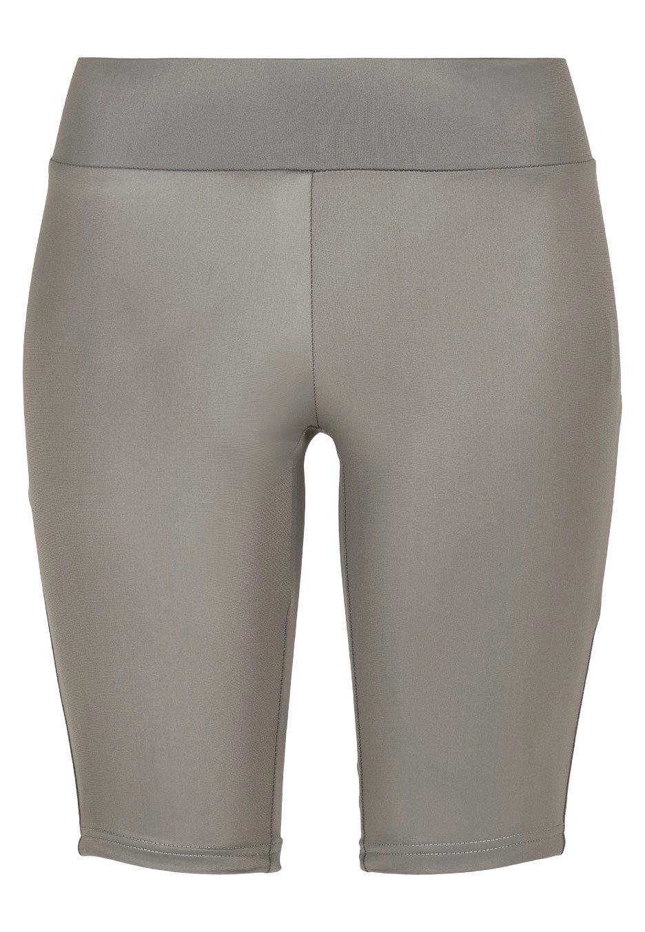 Urban Classics - Ladies Imitation Leather Cycle Asphalt - Shorts | Women-Image