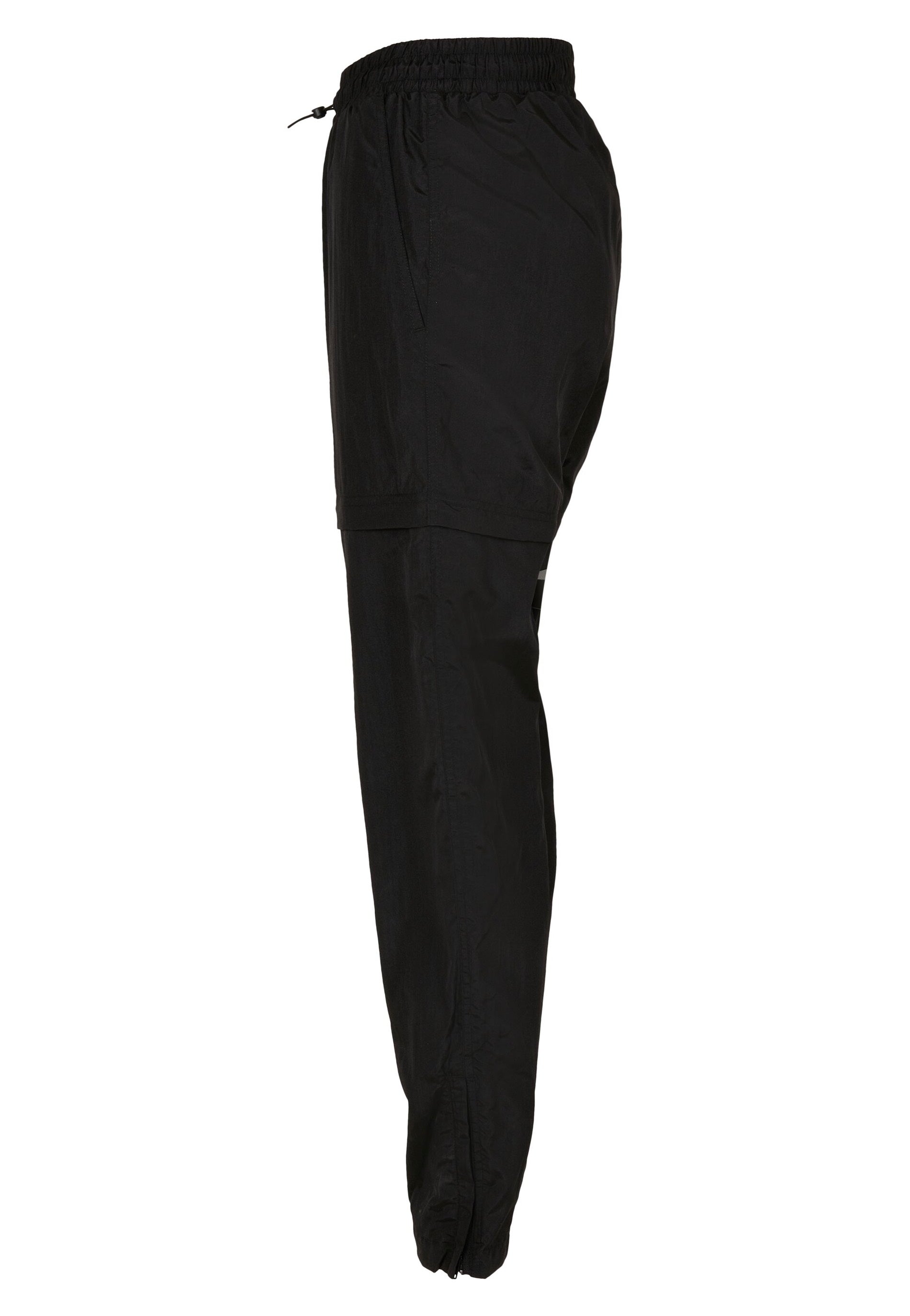 Urban Classics - Ladies Shiny Crinkle Nylon Zip Black - Pants | Women-Image