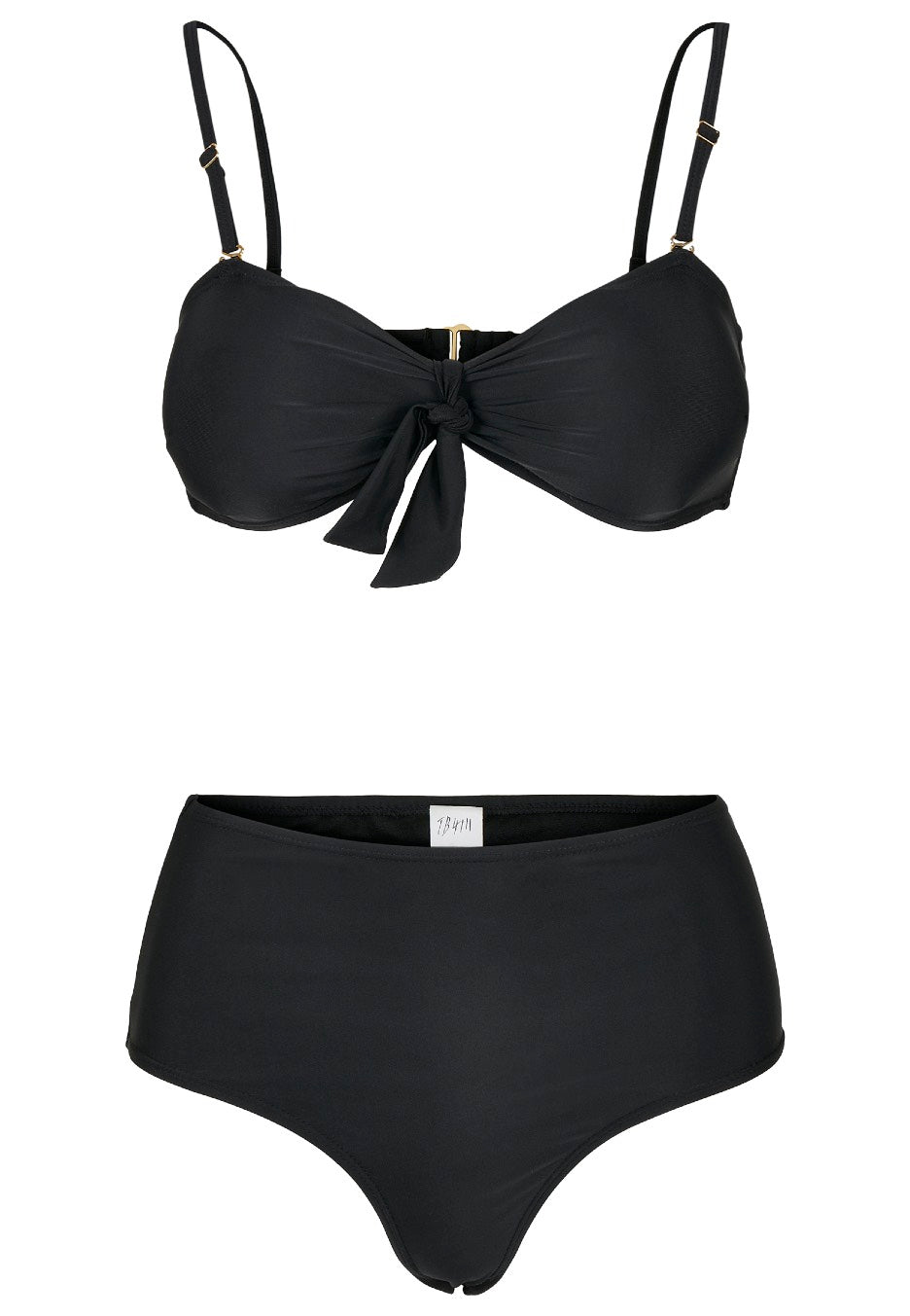 Urban Classics - Ladies High Waist Balcony Black - Bikini | Women-Image