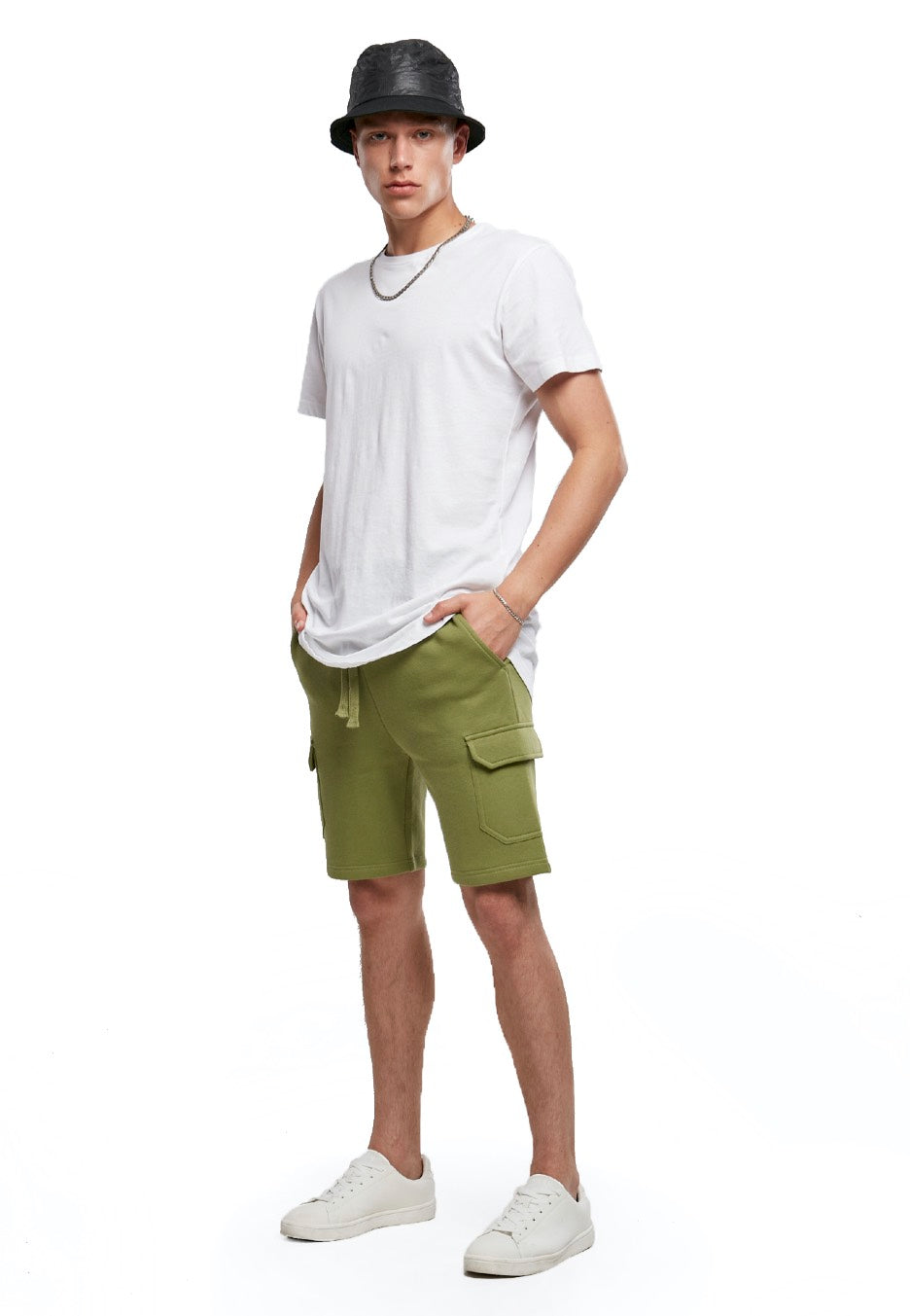 Urban Classics - Organic Cargo Newolive - Shorts | Men-Image