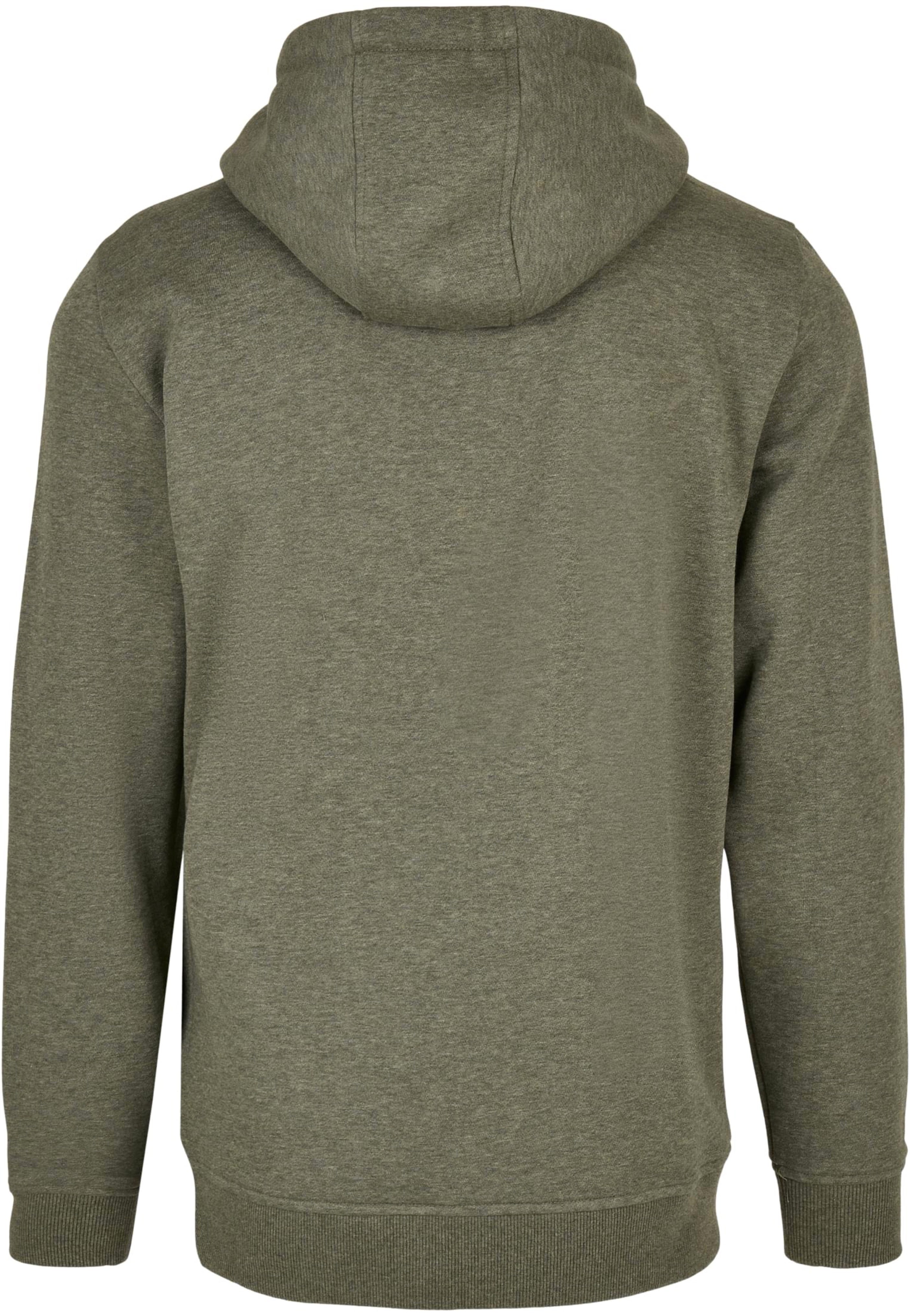 Urban Classics - Basic Melange Darkgreen Melange - Hoodie | Men-Image