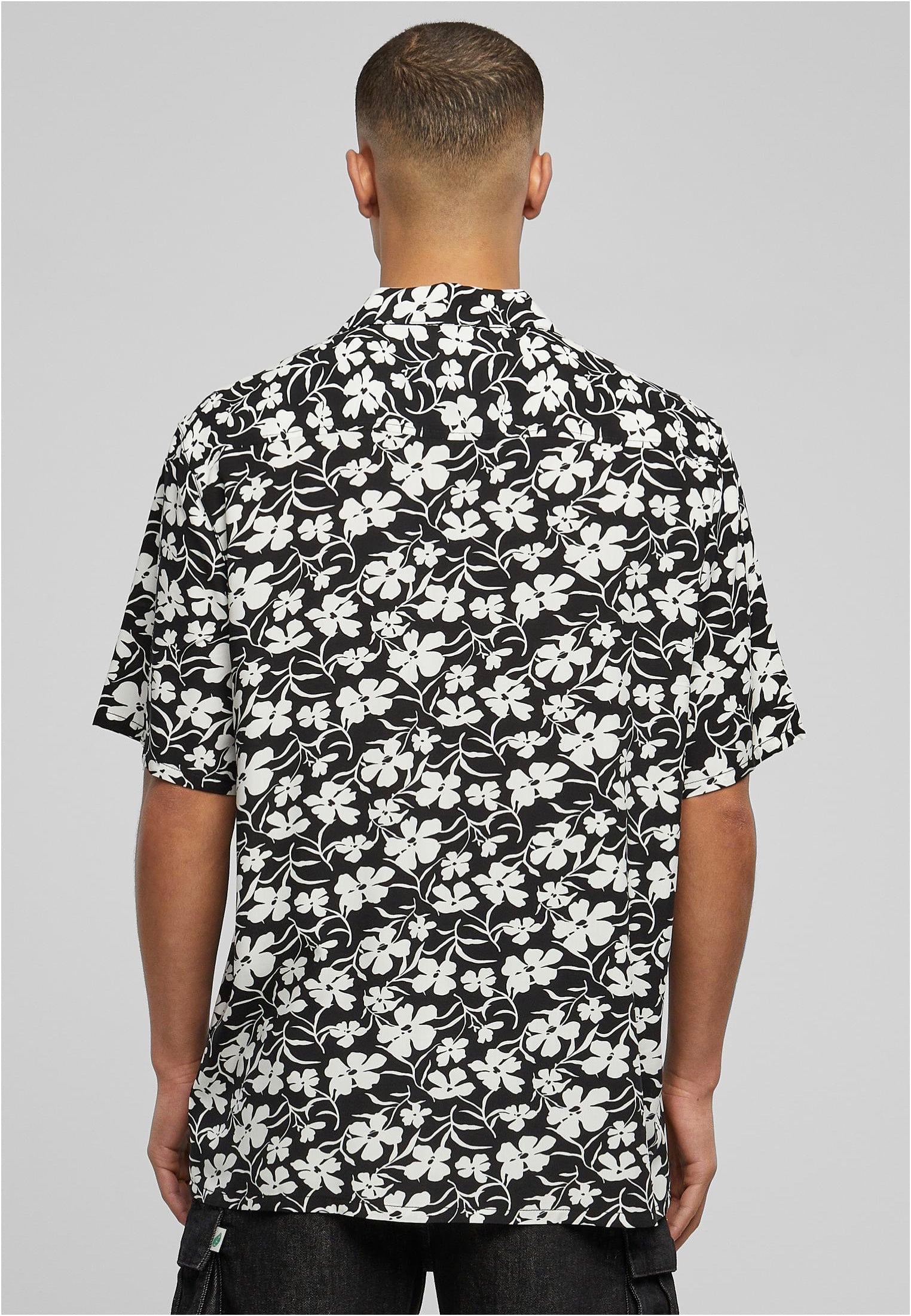 Urban Classics - Viscose AOP Resort Whiteflower - Shirt | Men-Image