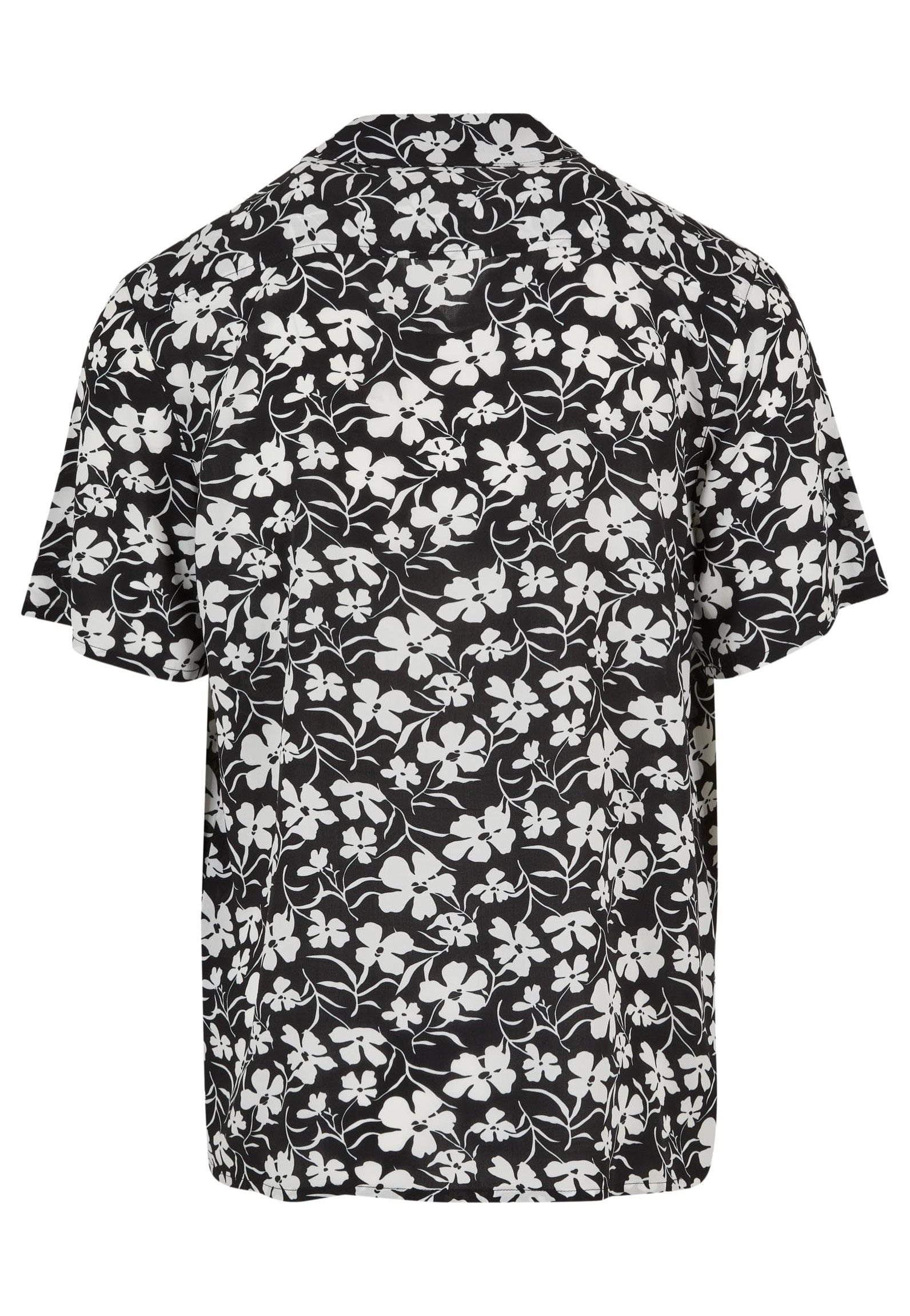 Urban Classics - Viscose AOP Resort Whiteflower - Shirt | Men-Image